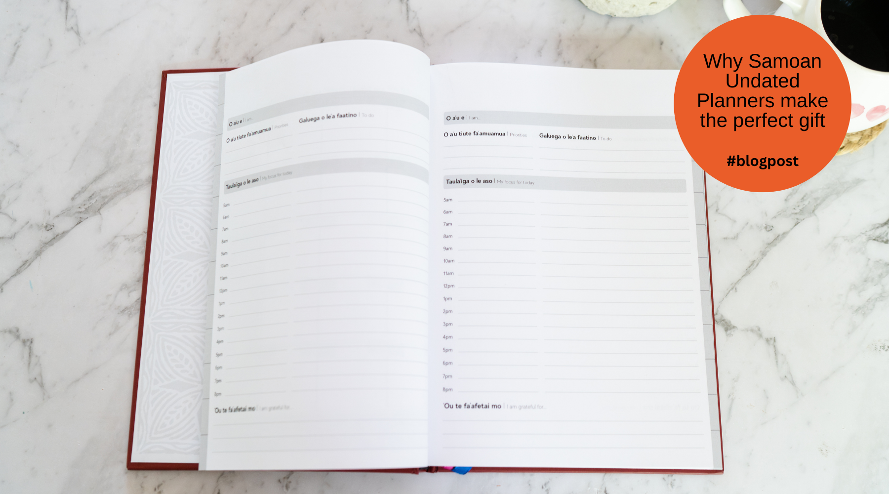 The perfect gift: why undated Samoan planners fit every season