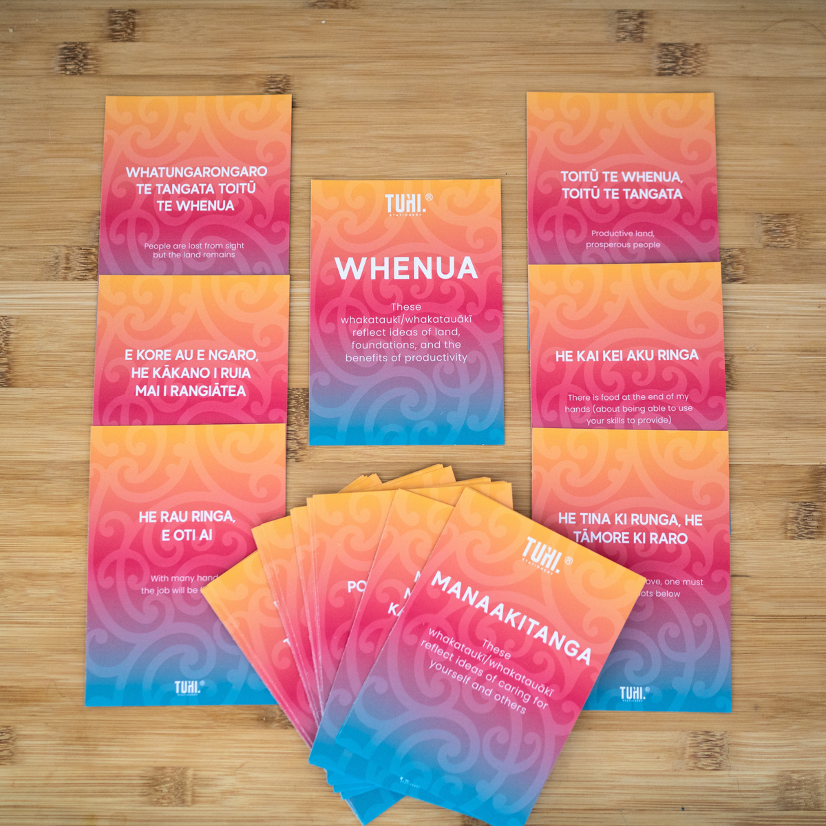 Whakataukī Card Set (1 Design, 24 Cards)