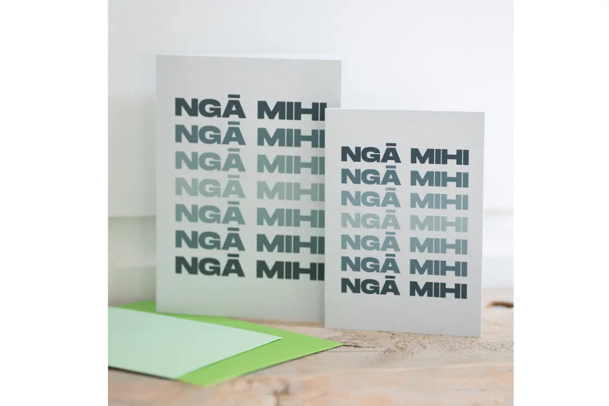 Cards: Ngā kāri mihi - Thanks - Tuhi Stationery Ltd