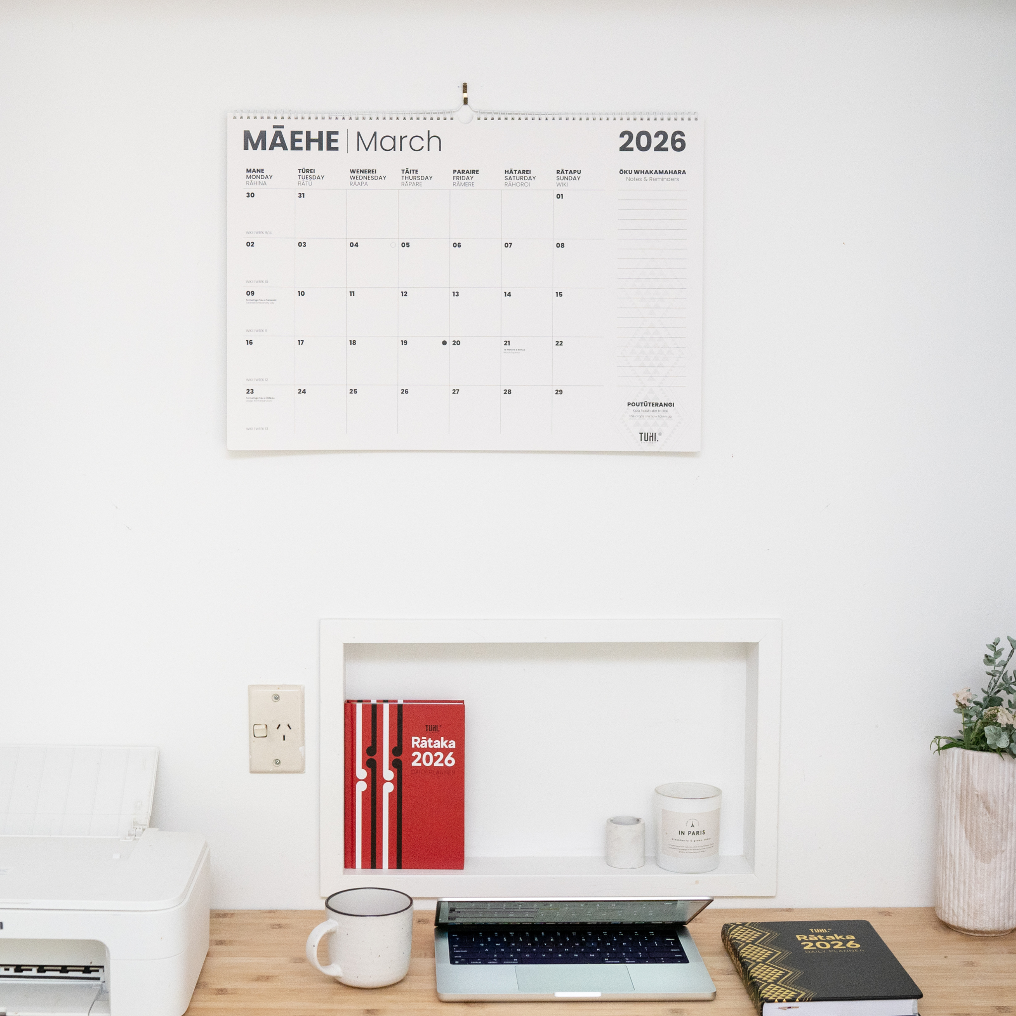 SALE - 2026 Mahere ā Marama | Māori Wall Calendar