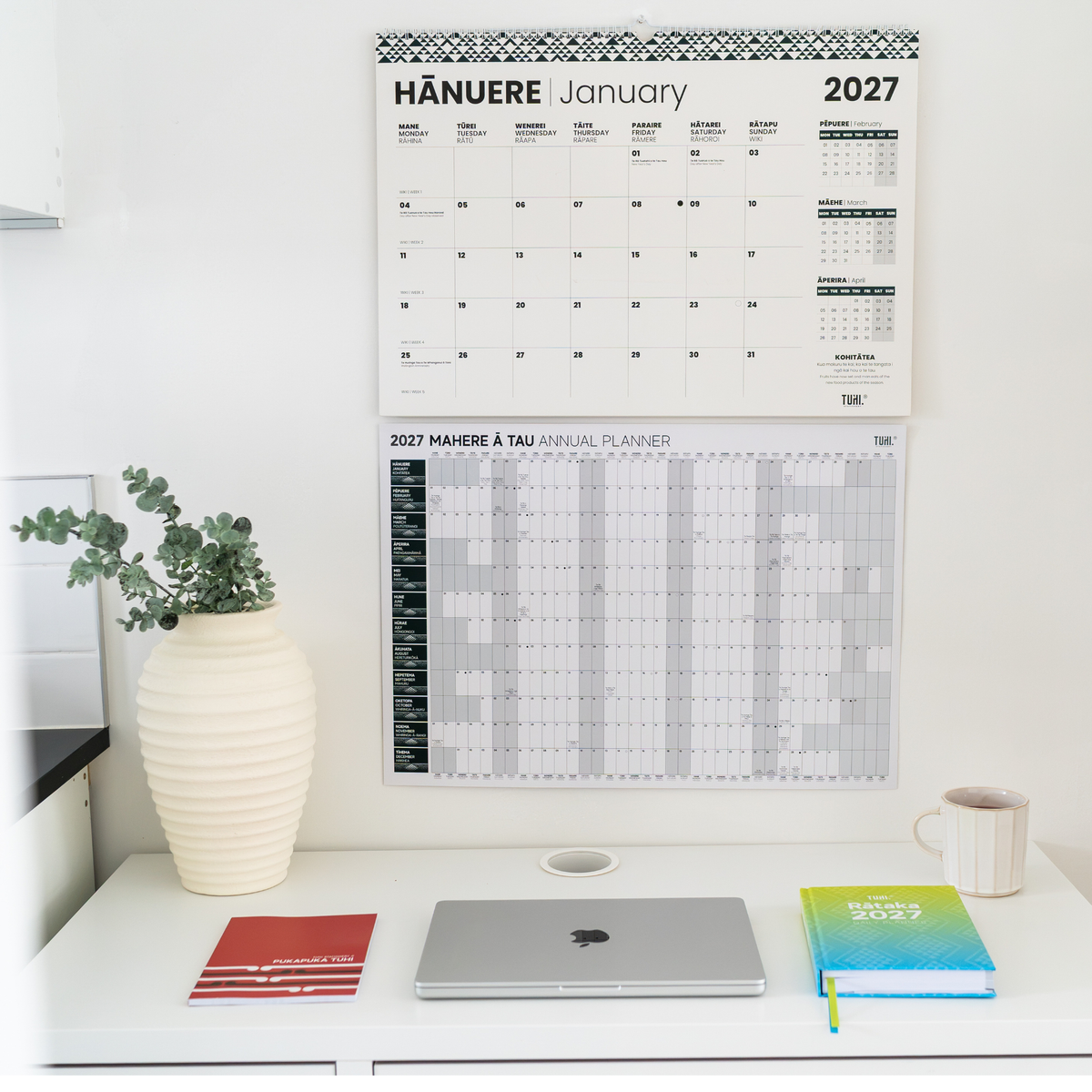 2027 Mahere ā Tau | Māori Wall Planner