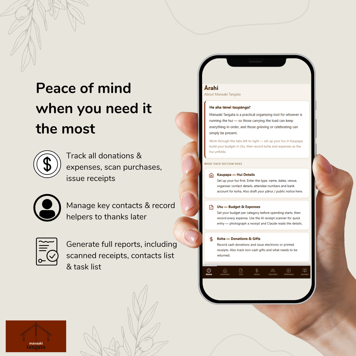 Manaaki Tangata App