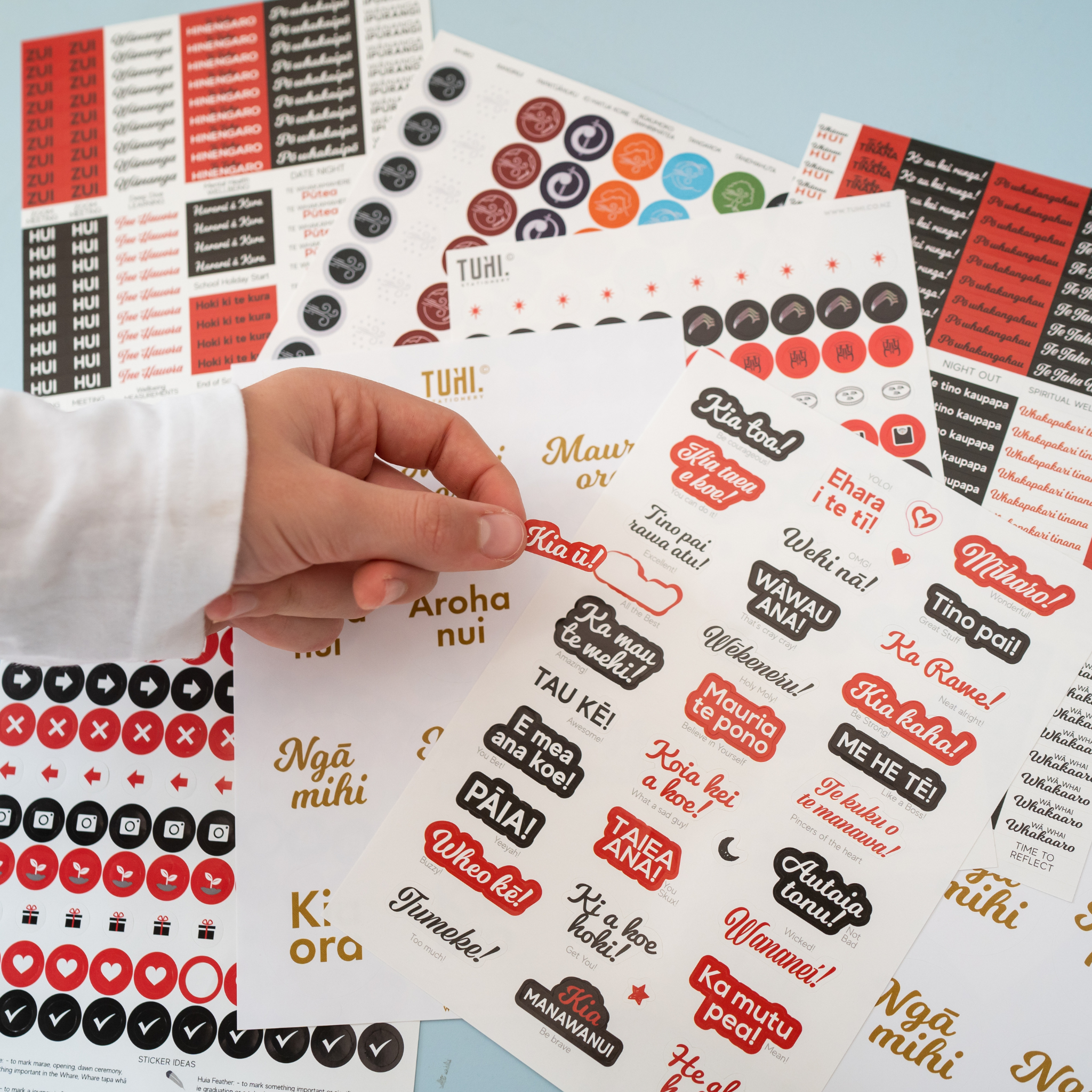 Stickers: Māori Lite Set