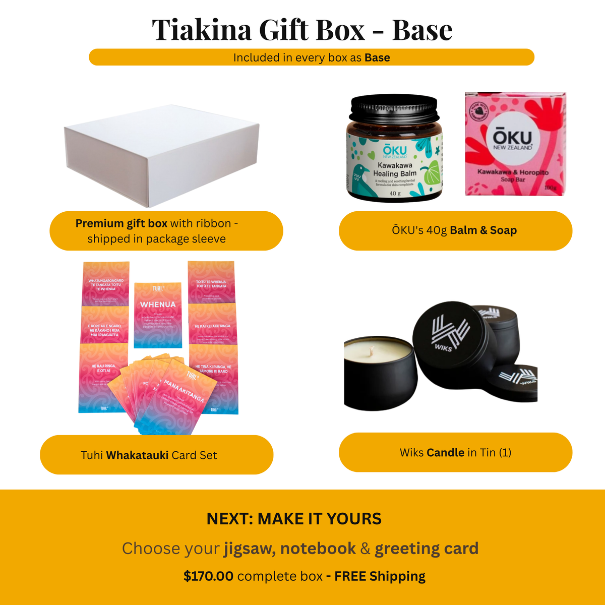 Curated Gift Box | Mauri Tau or Tiakina, Free Shipping