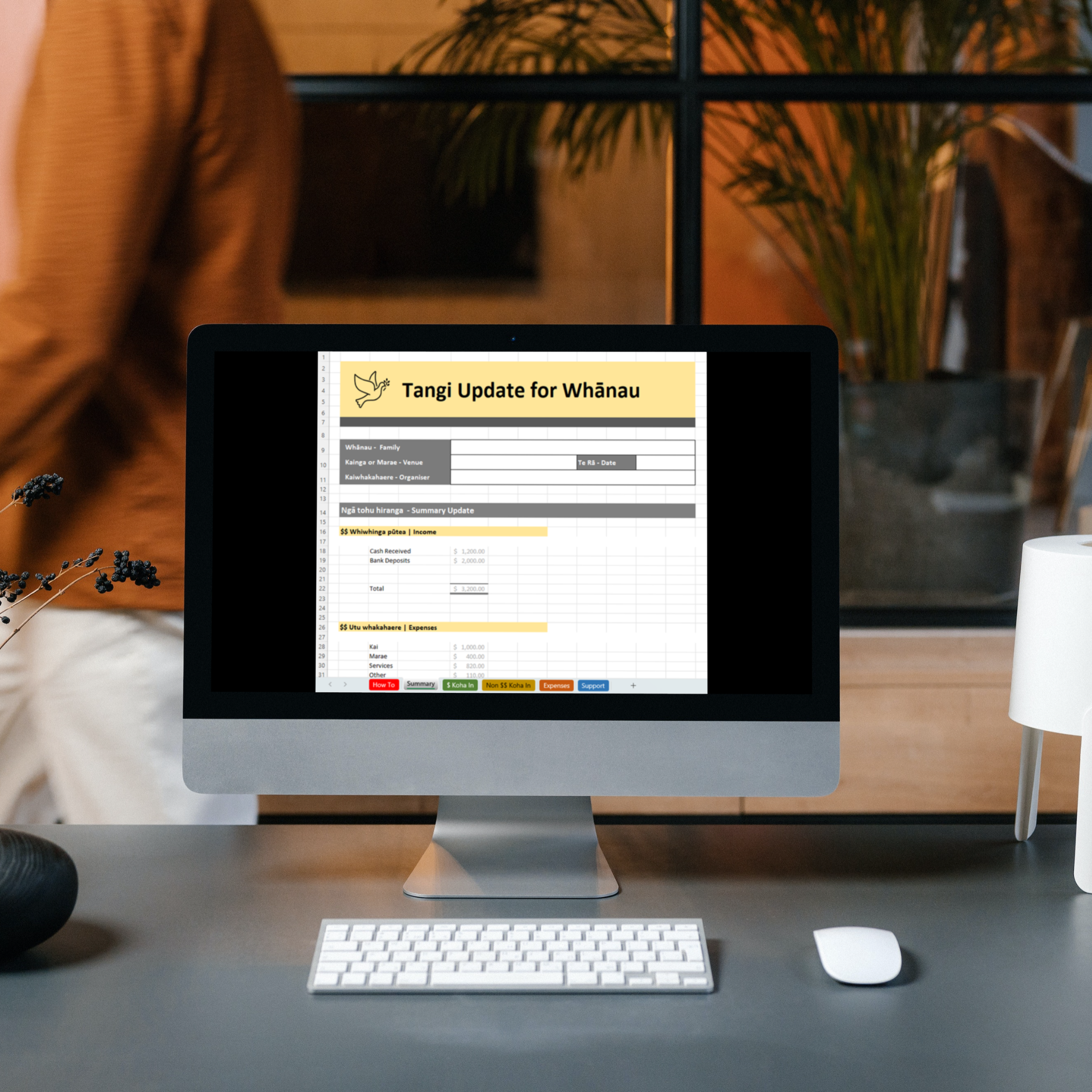 Tangihanga Support Template – Digital Download
