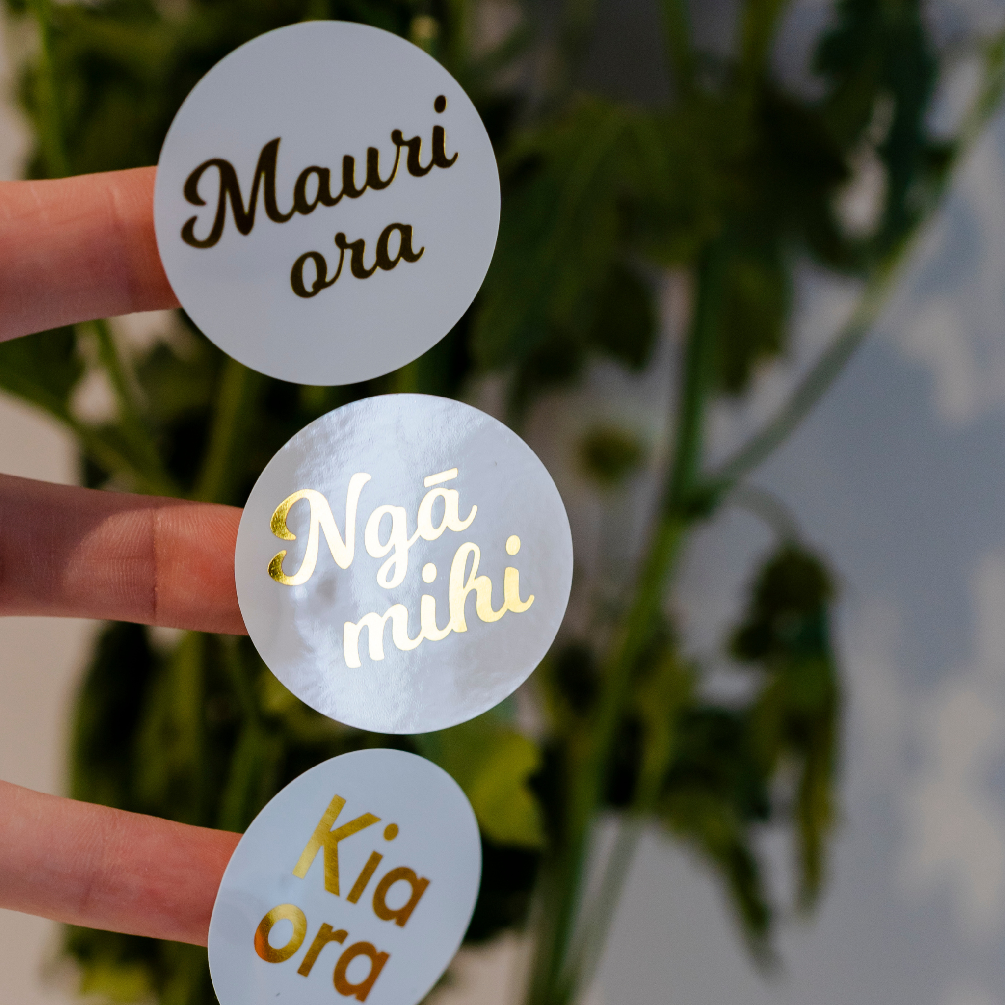 Stickers: Māori Greetings