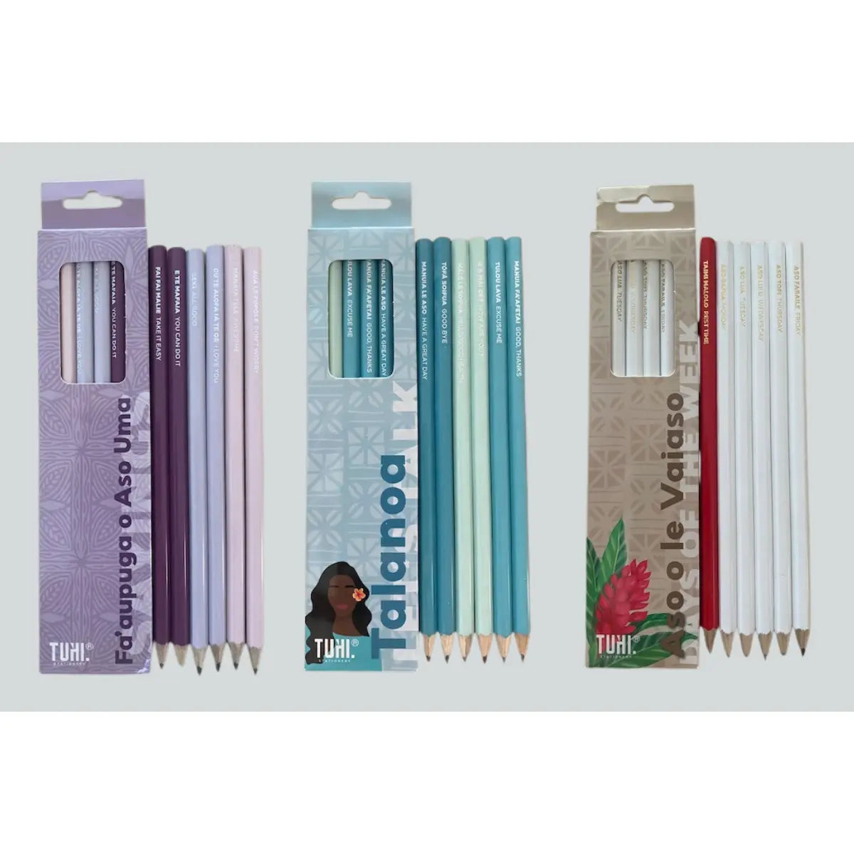 Pencil Sets: Samoan - Tuhi Stationery Ltd