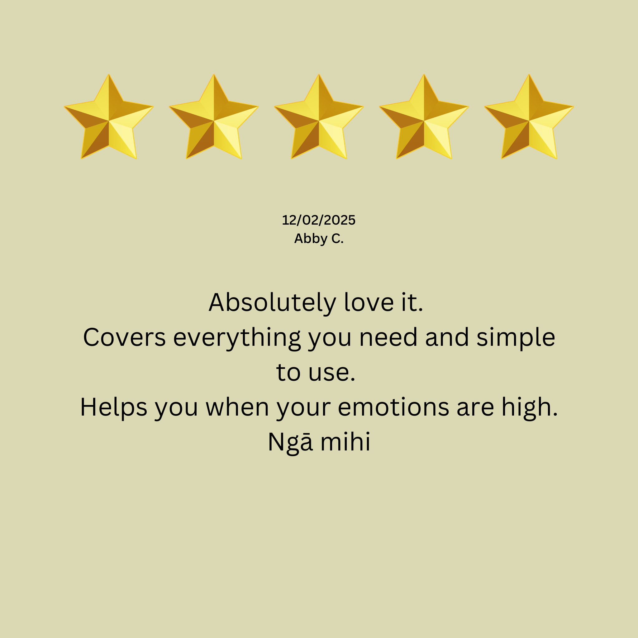 Tangihanga Support Template – Digital Download