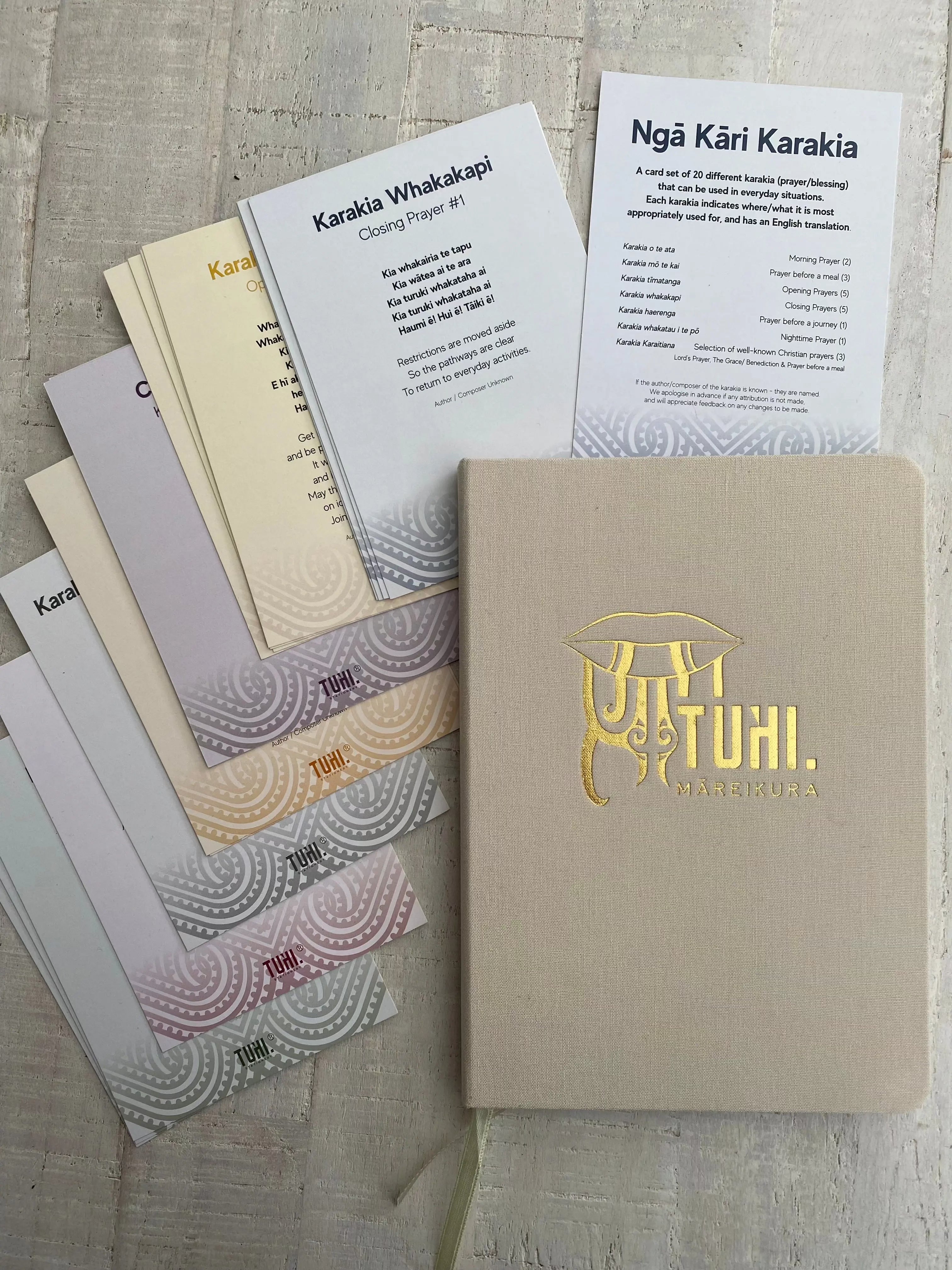 Cards: Ngā kāri Karakia - Tuhi Stationery Ltd