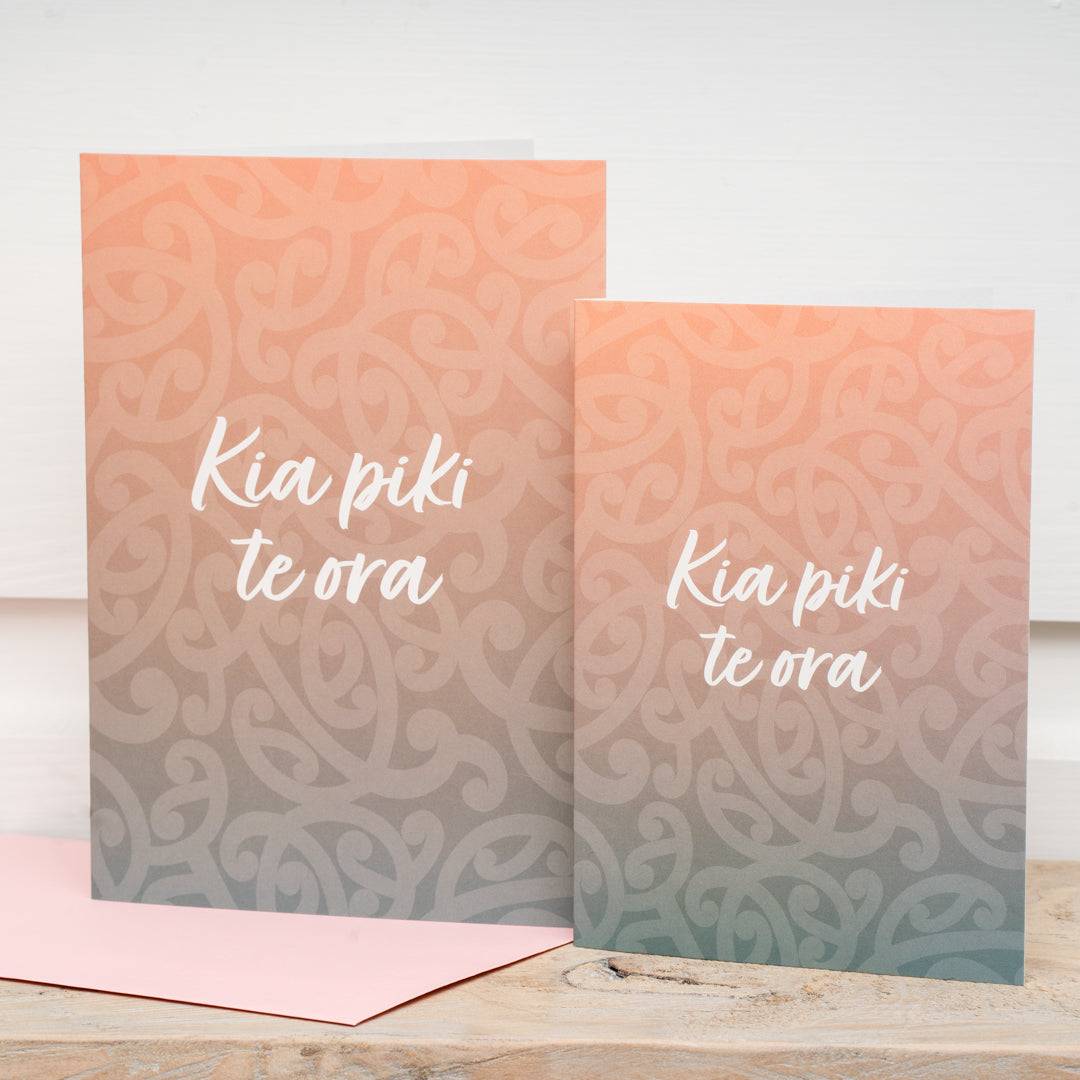 Māori Greeting Cards (Single - Large)