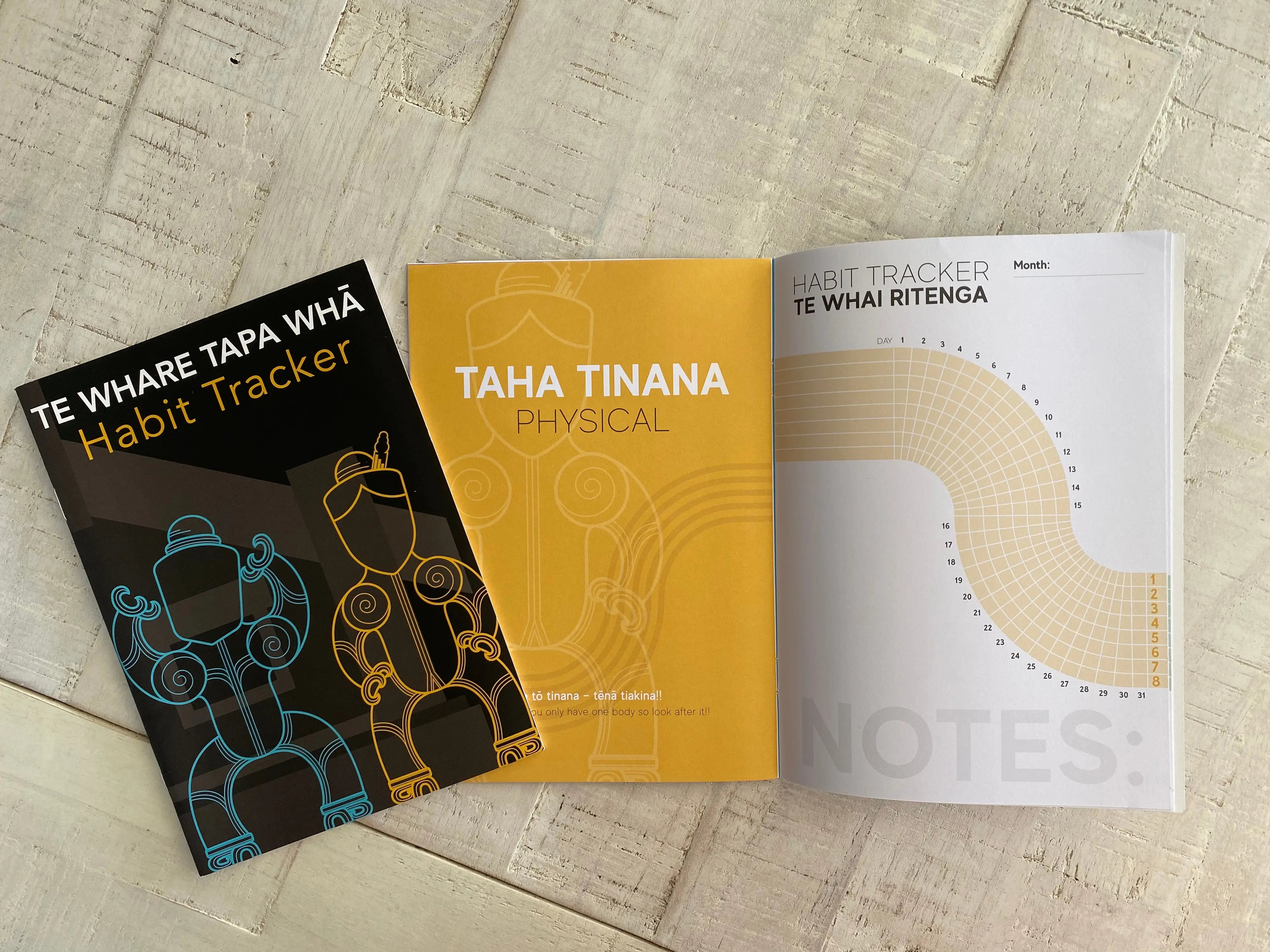 Tamariki: Whare Tapa Wha Habit Journal (Bilingual) - Tuhi Stationery Ltd