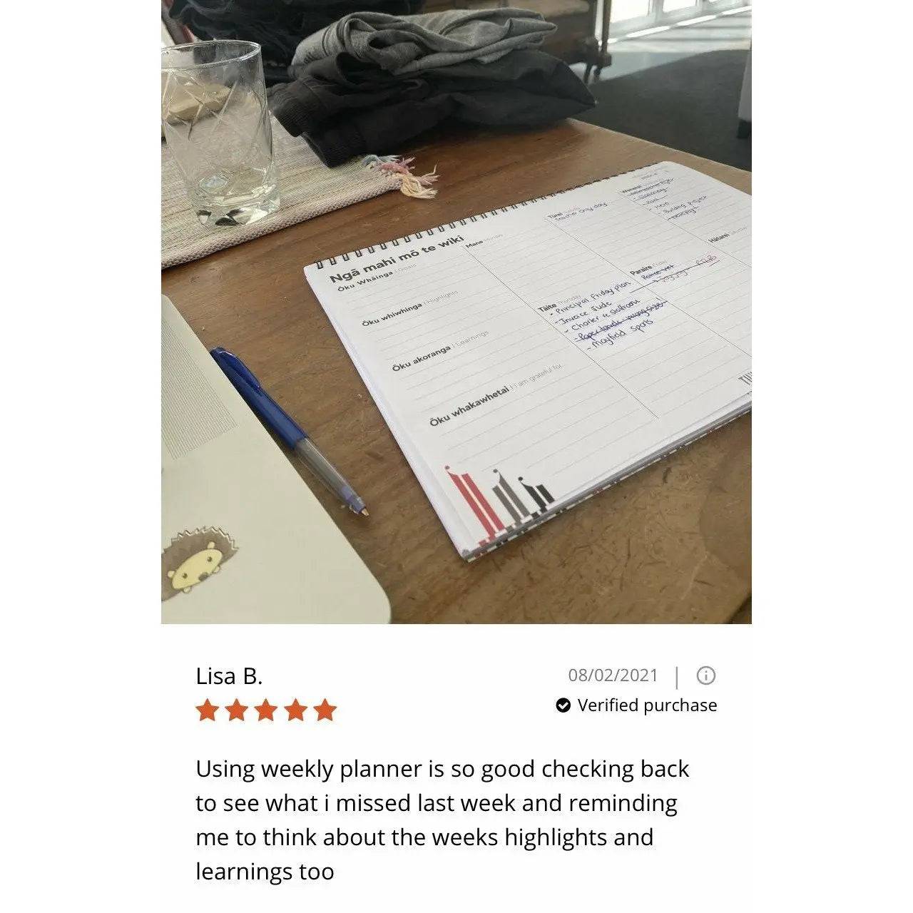 OZ Undated Weekly Planner - Tuhi Stationery