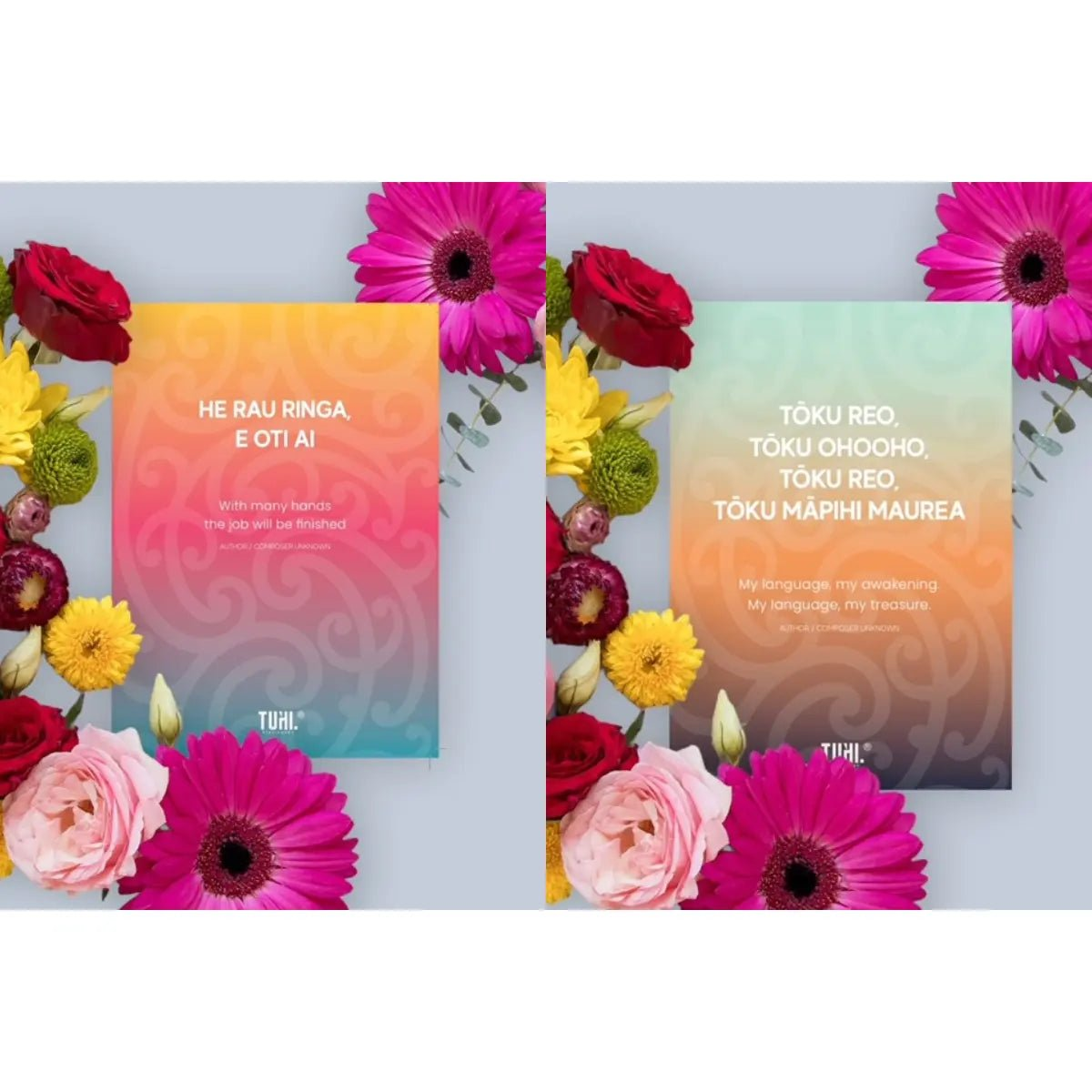 Whakataukī Card Set (1 Design, 24 Cards) - Tuhi Stationery Ltd
