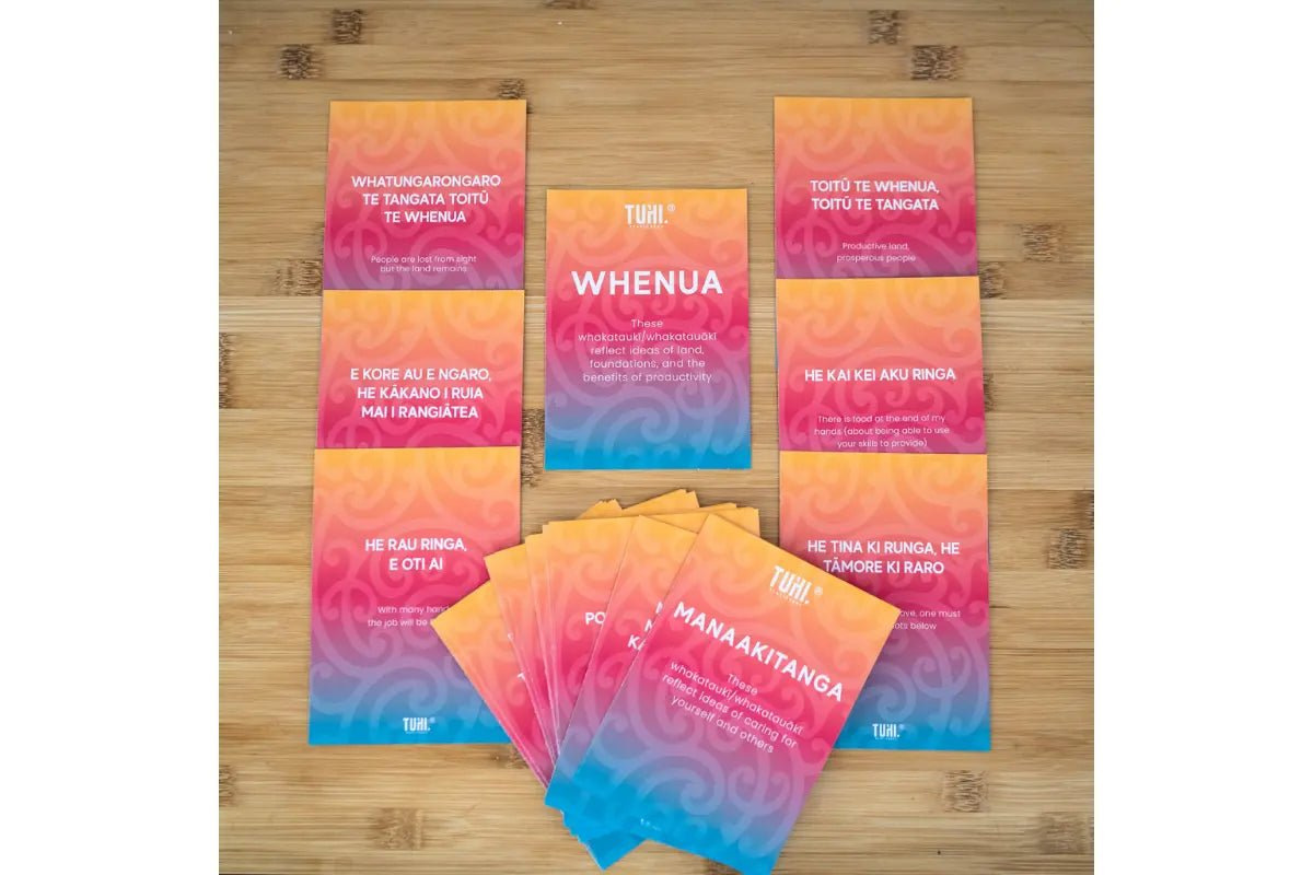 Whakataukī Card Sets (2 Designs, 48 Cards) - Tuhi Stationery Ltd