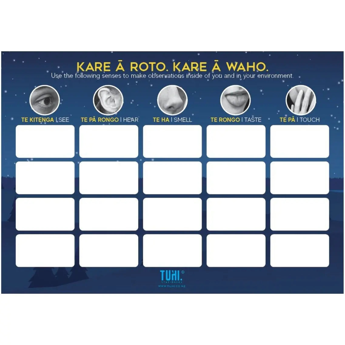 Tamariki: Kare a Roto Chart - Tuhi Stationery Ltd