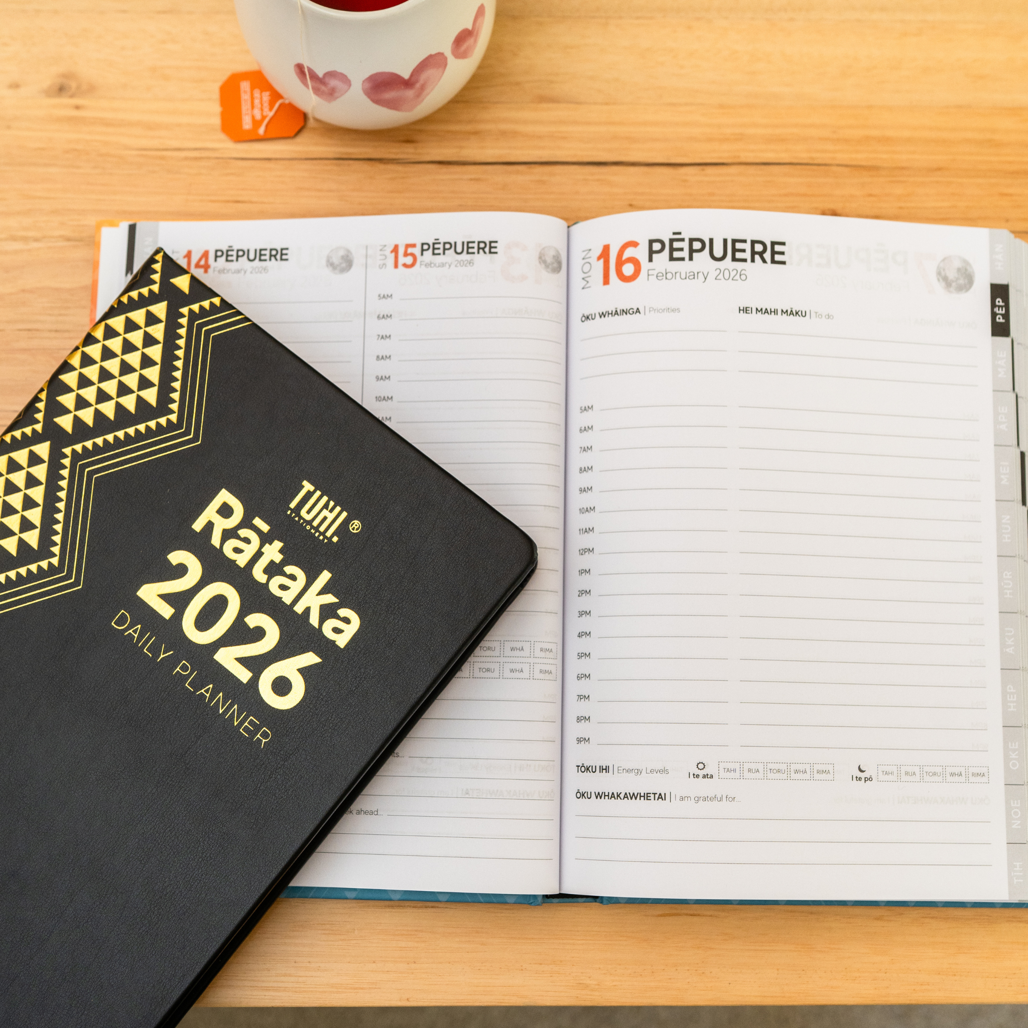 2026 Rātaka | Bilingual Daily Planner (A5 Size)