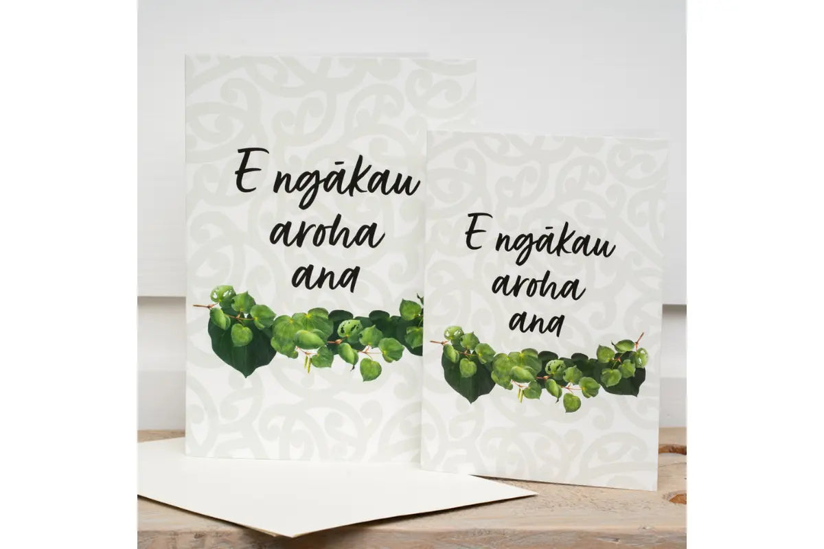 Cards: Ngā kāri mihi - Tangihanga - Tuhi Stationery Ltd