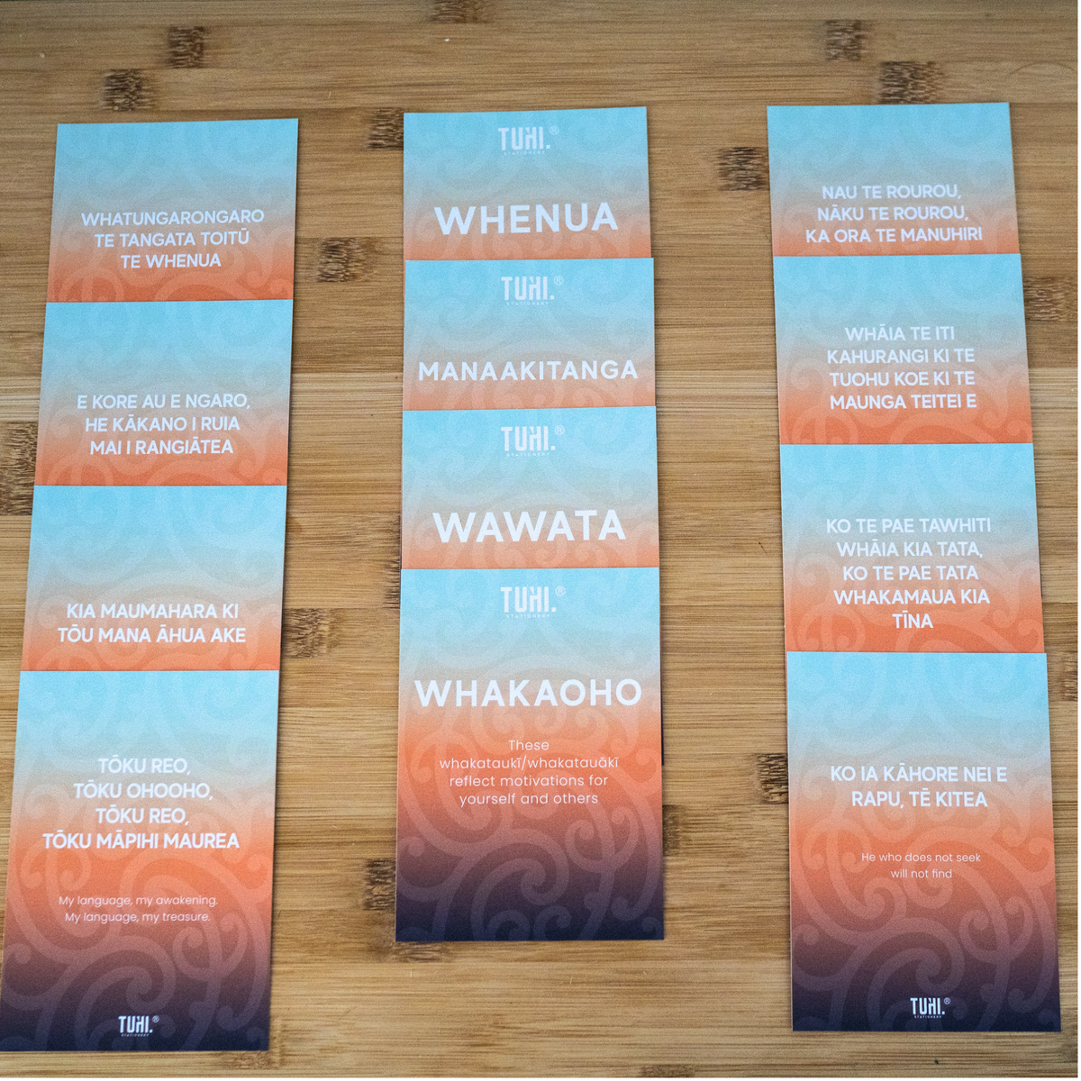 Whakataukī Card Set (1 Design, 24 Cards)
