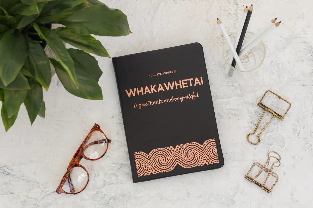 Premium Notebook: Whakawhetai | Gratitude - Tuhi Stationery Ltd