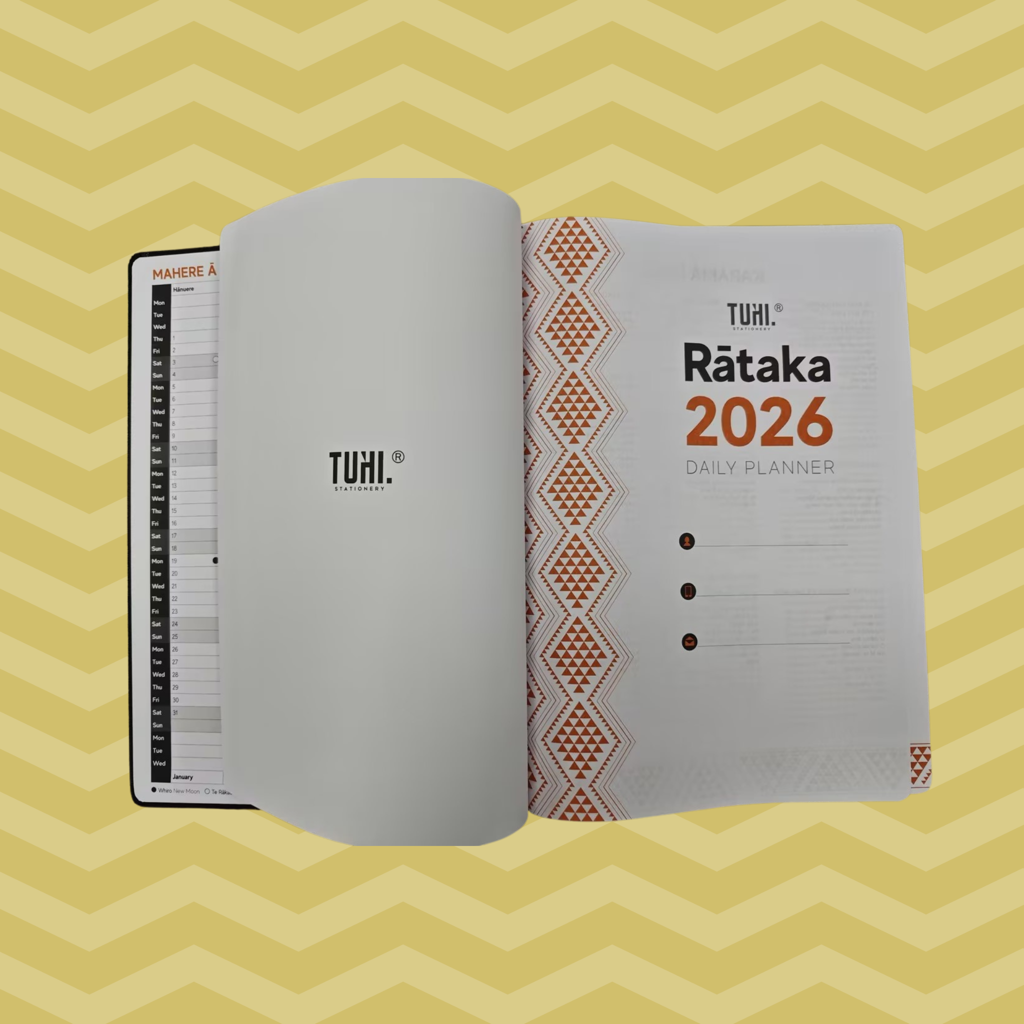 2026 Rātaka: Daily Planner- Small A5 Size