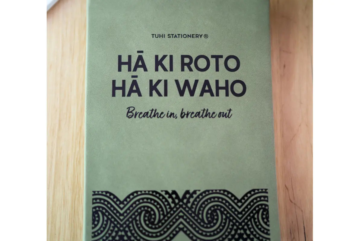 Premium Notebook: Hā ki roto | Mindfulness - Tuhi Stationery Ltd