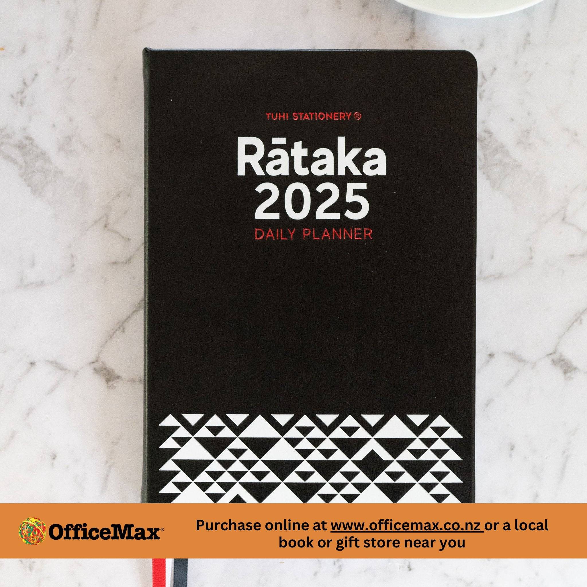 2025 Rātaka: Daily Planner - Premium A5 - Tuhi Stationery Ltd