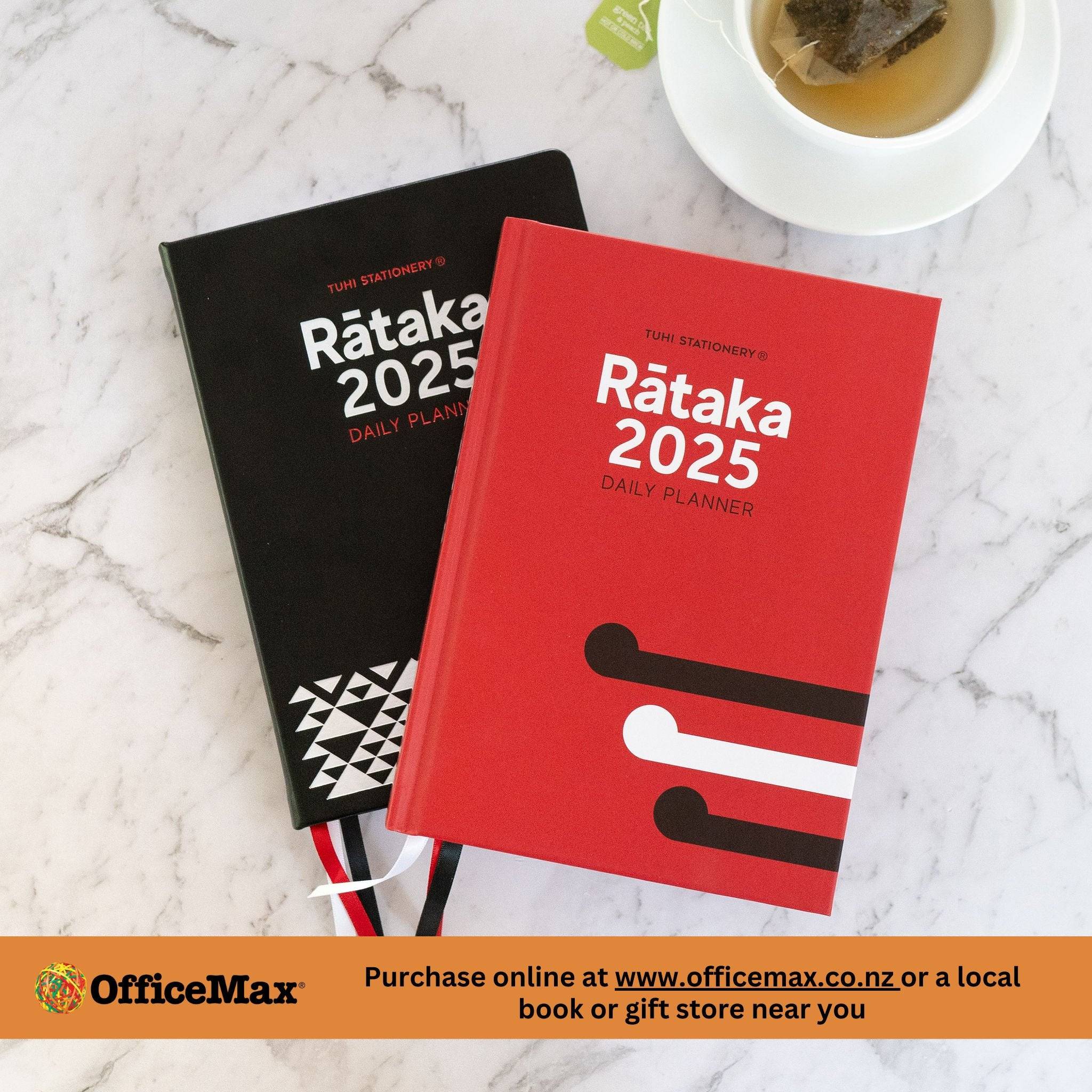 2025 Rātaka: Daily Planner - Premium A5 - Tuhi Stationery Ltd