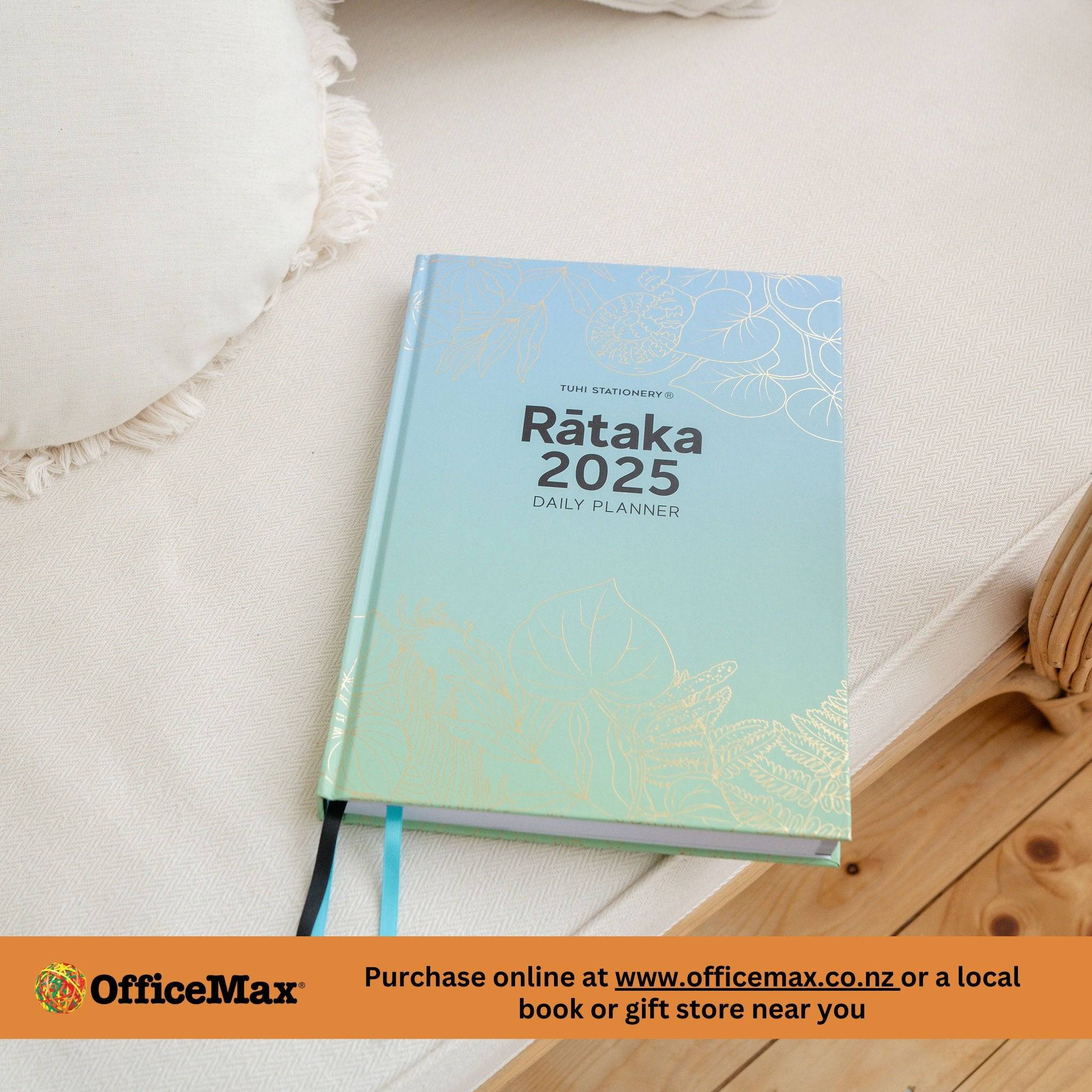 2025 Rātaka: Daily Planner - Standard A4 - Tuhi Stationery Ltd