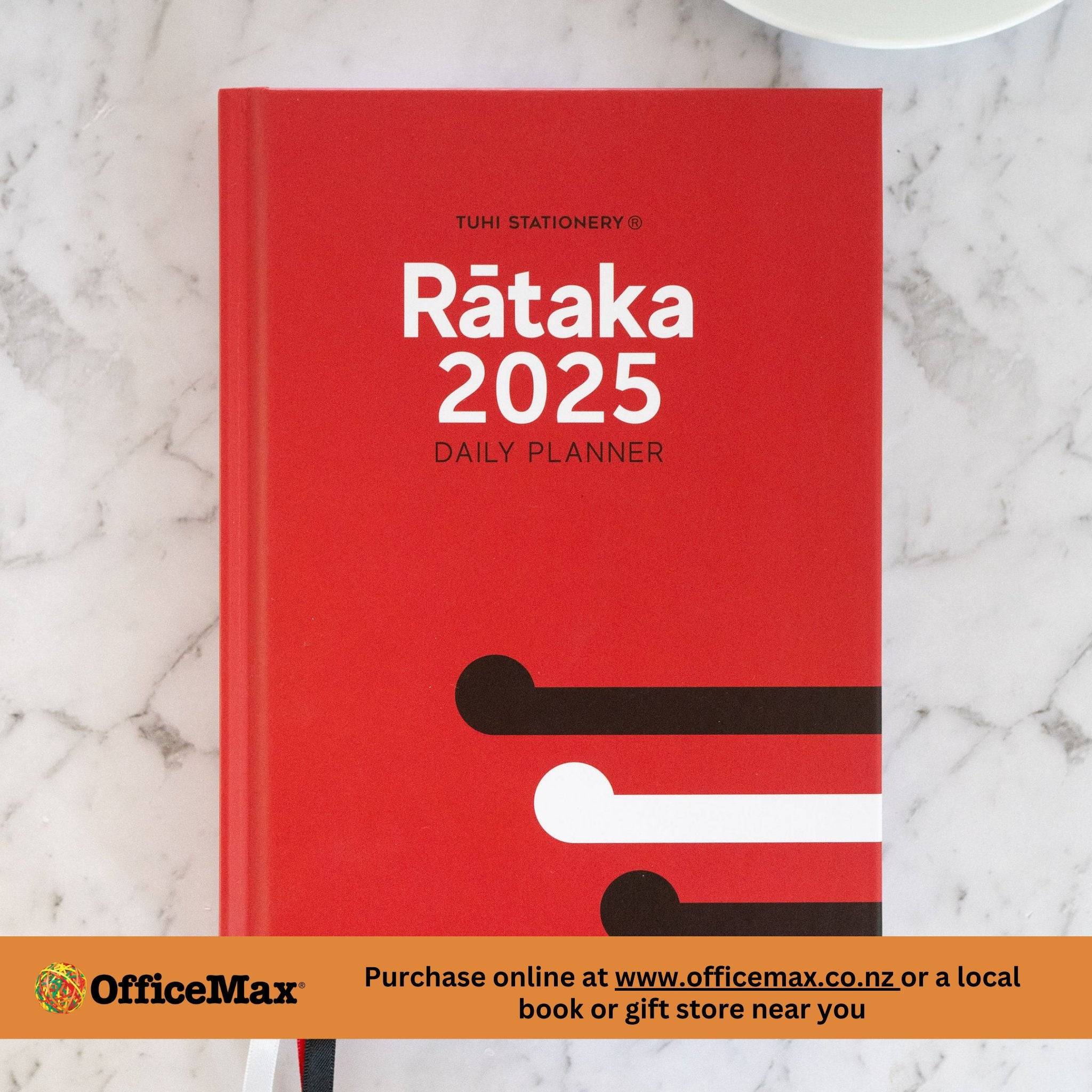 2025 Rātaka: Daily Planner - Standard A5 - Tuhi Stationery Ltd