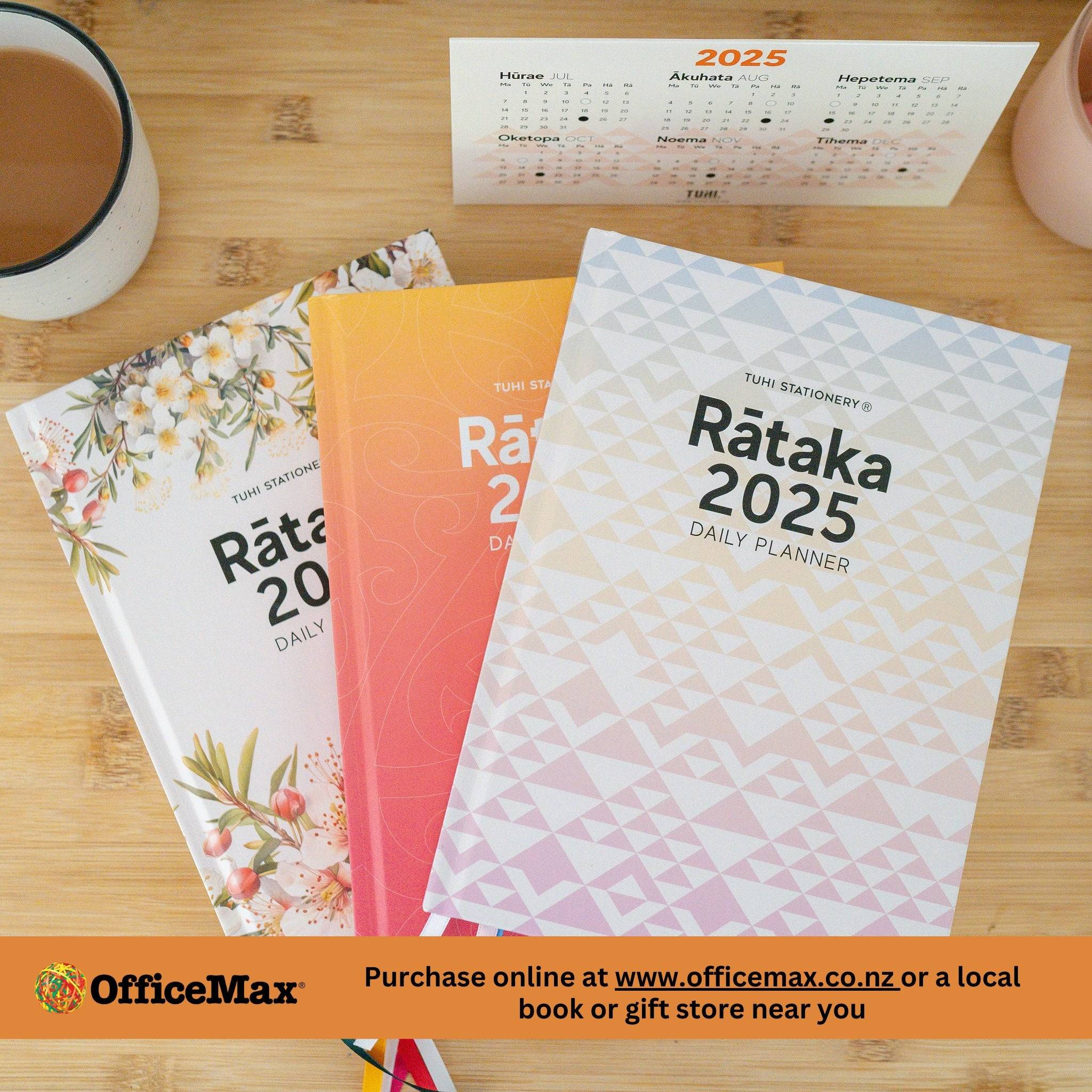 2025 Rātaka: Daily Planner - Standard B5 - Tuhi Stationery Ltd