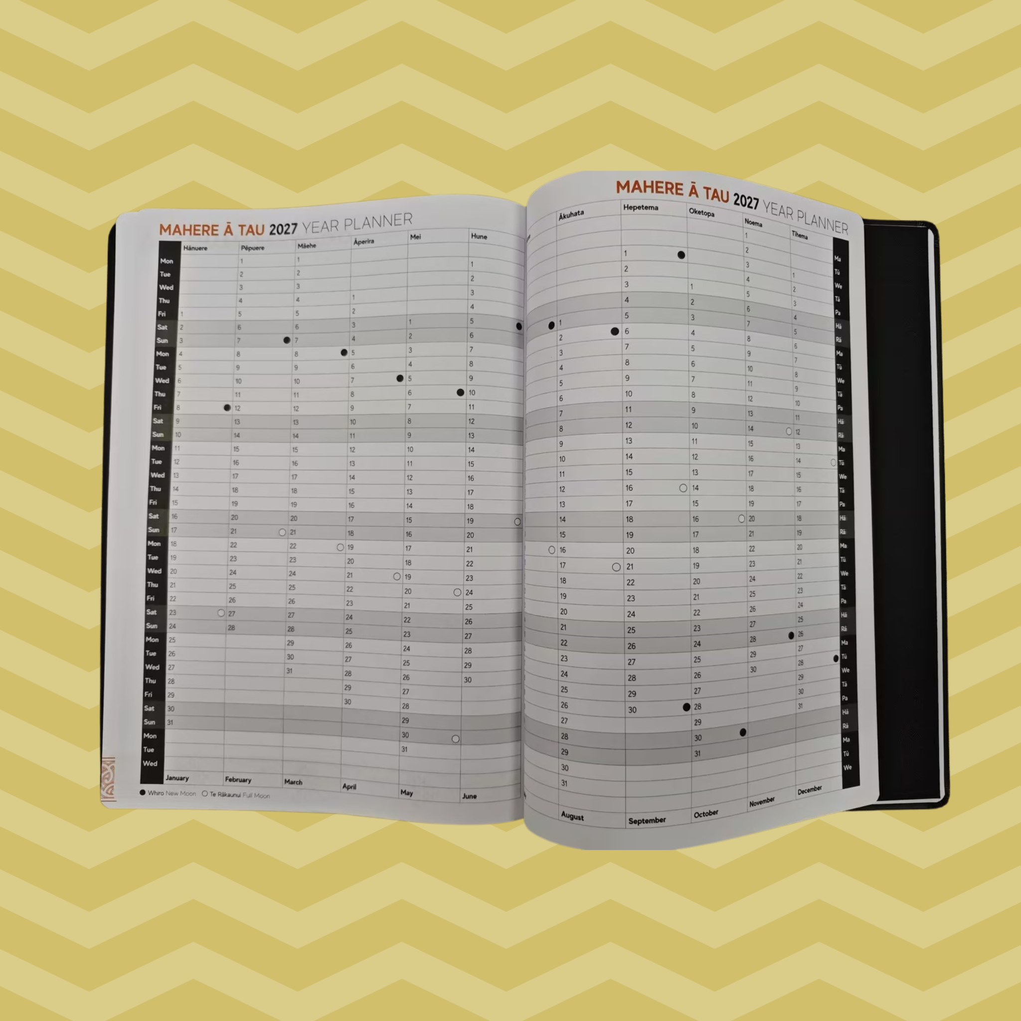 2026 Rātaka: Daily Planner- Small A5 Size