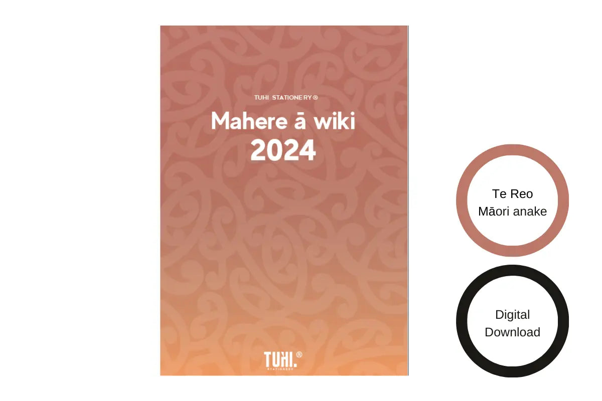 2024 Mahere ā wiki (Te Reo Māori) Digital File - Tuhi Stationery Ltd