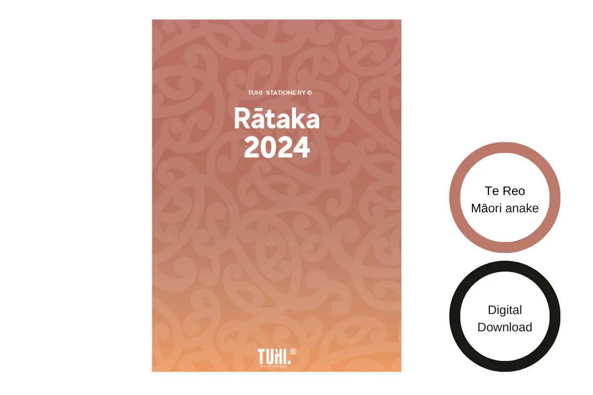 2024 Rātaka (Te Reo Māori)- Digital File - Tuhi Stationery Ltd