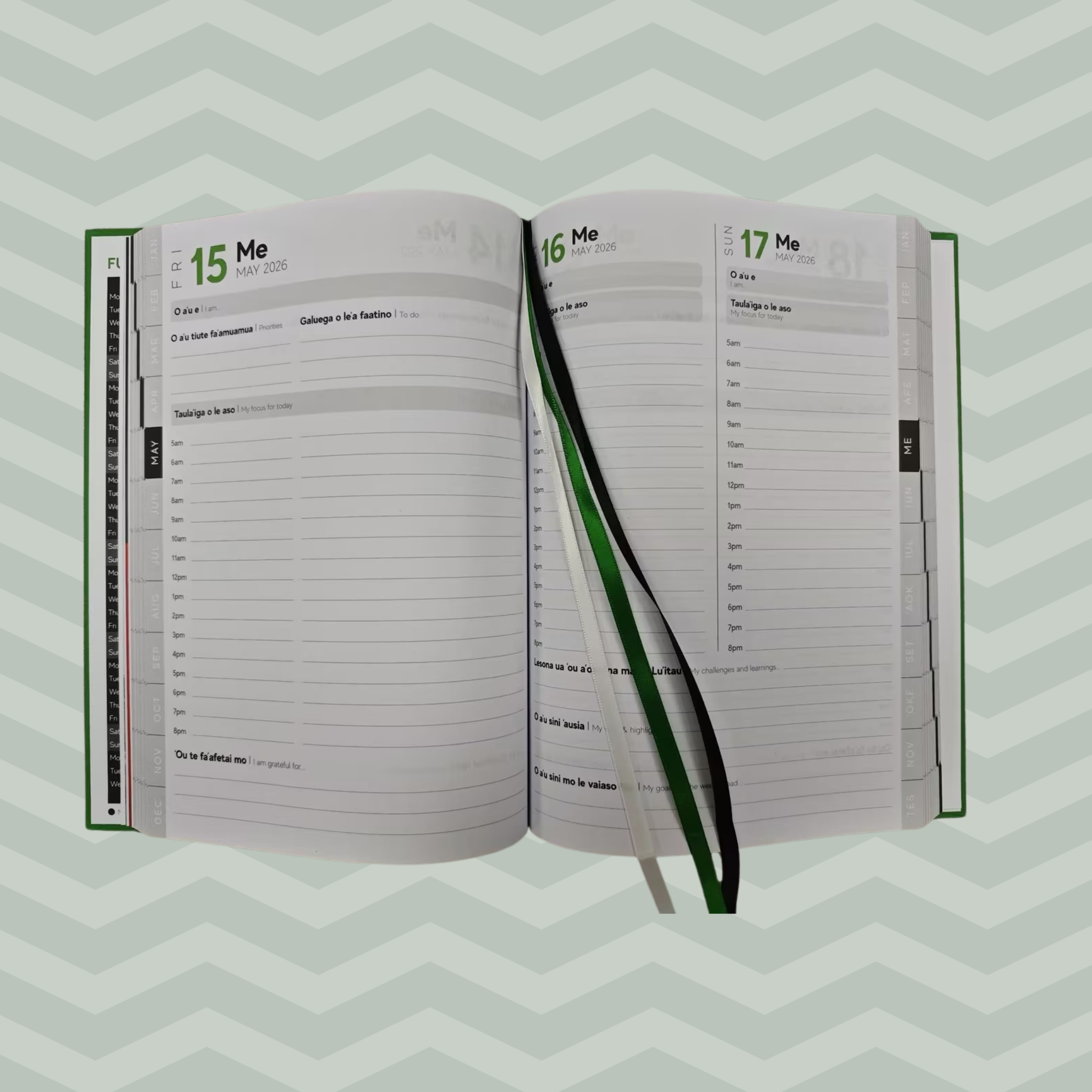 2026 Samoan Daily Planner- 2 Sizes