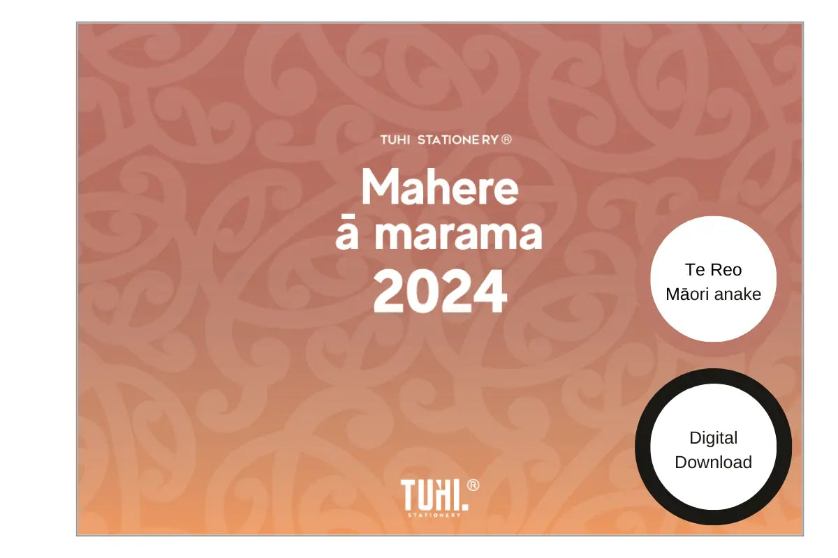 2024 Mahere ā marama (Te Reo Māori) Digital File - Tuhi Stationery Ltd