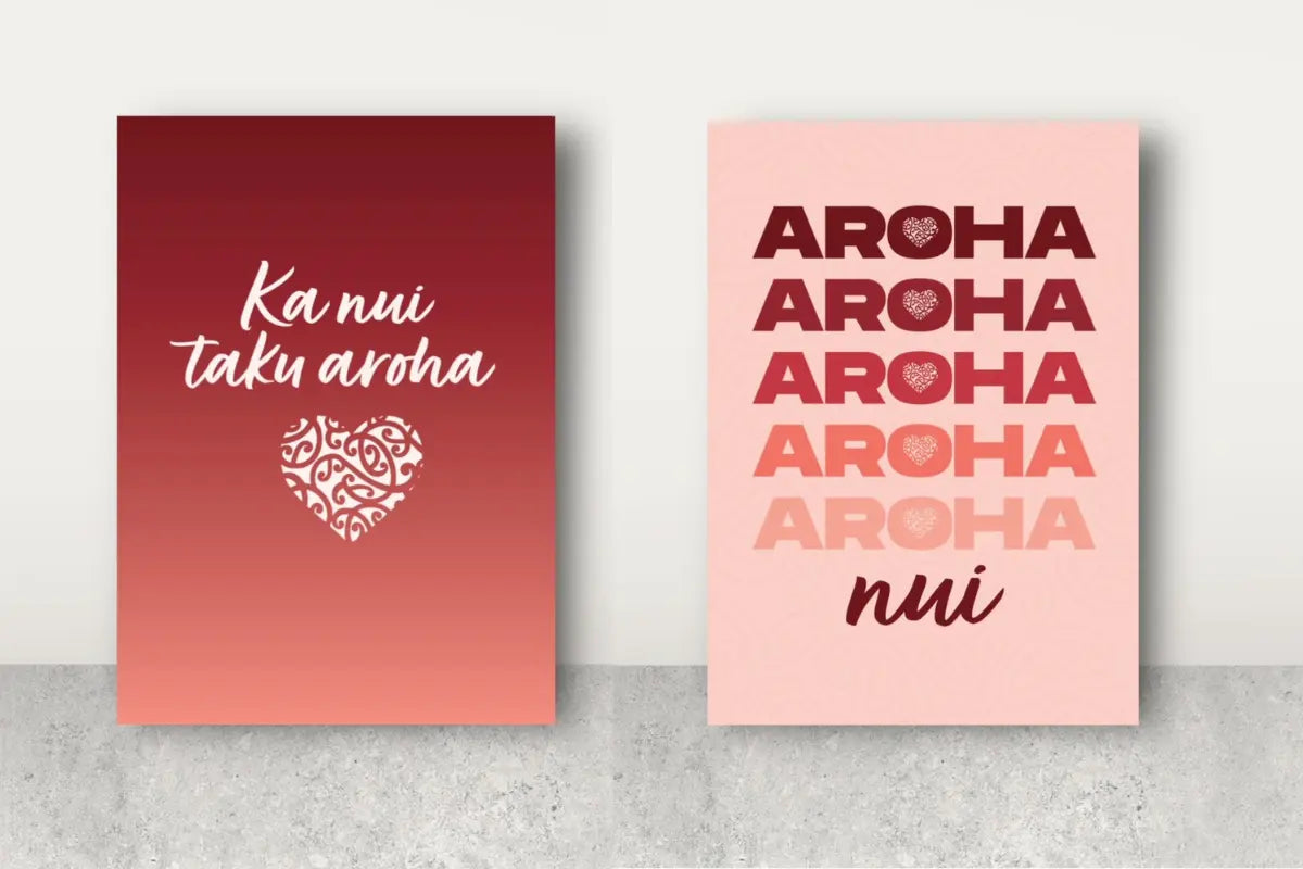 Cards: Ngā kāri mihi - Love - Tuhi Stationery Ltd