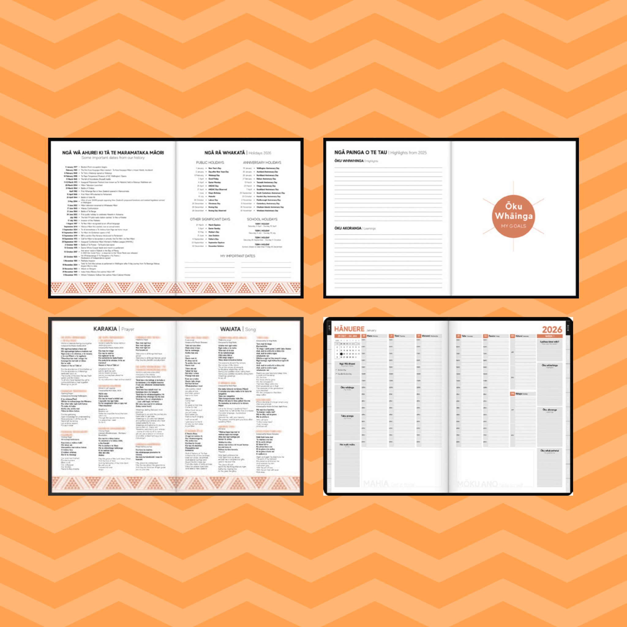 2026 Mahere ā Wiki: Weekly Planner- Premium 2 Sizes