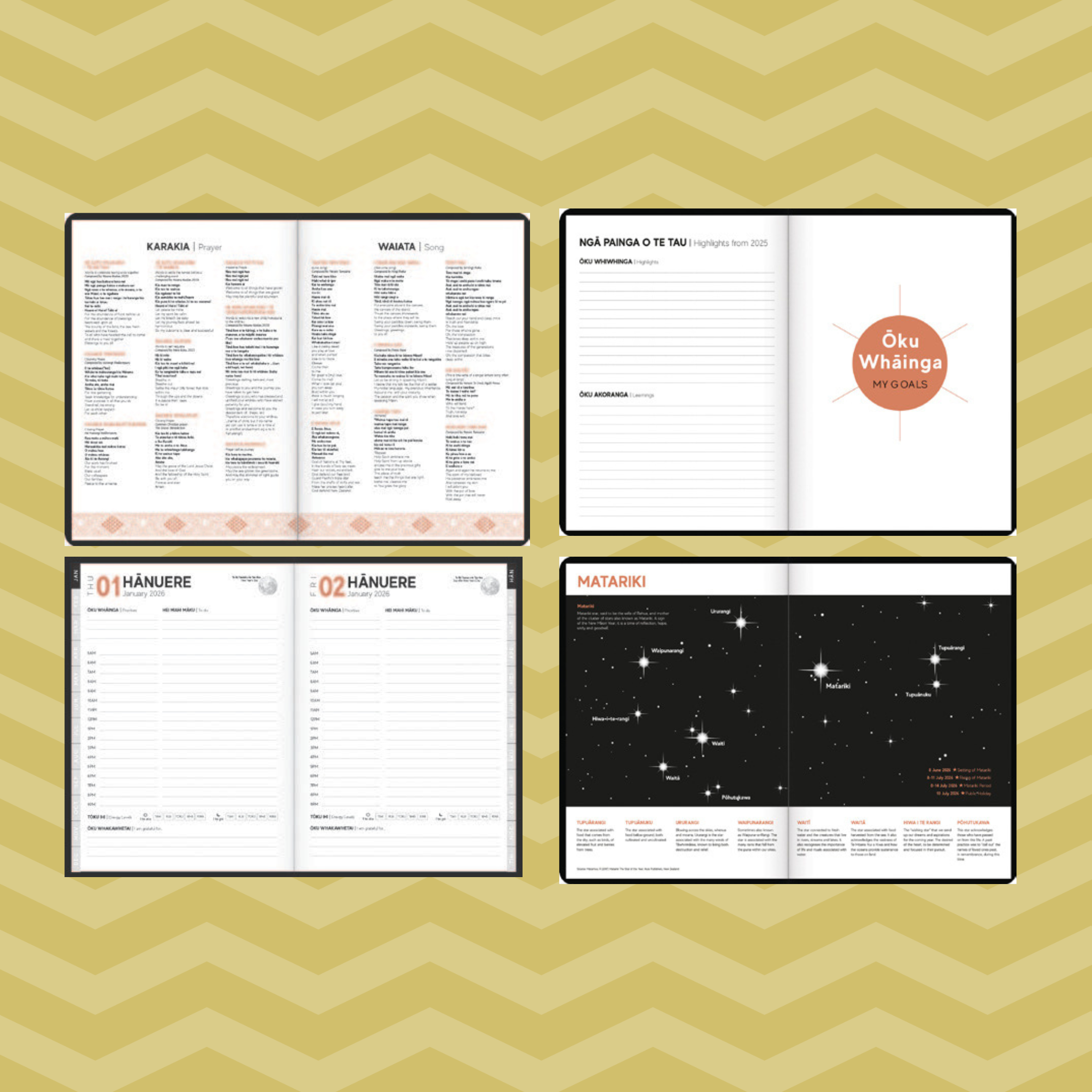 2026 Rātaka: Daily Planner- Small A5 Size