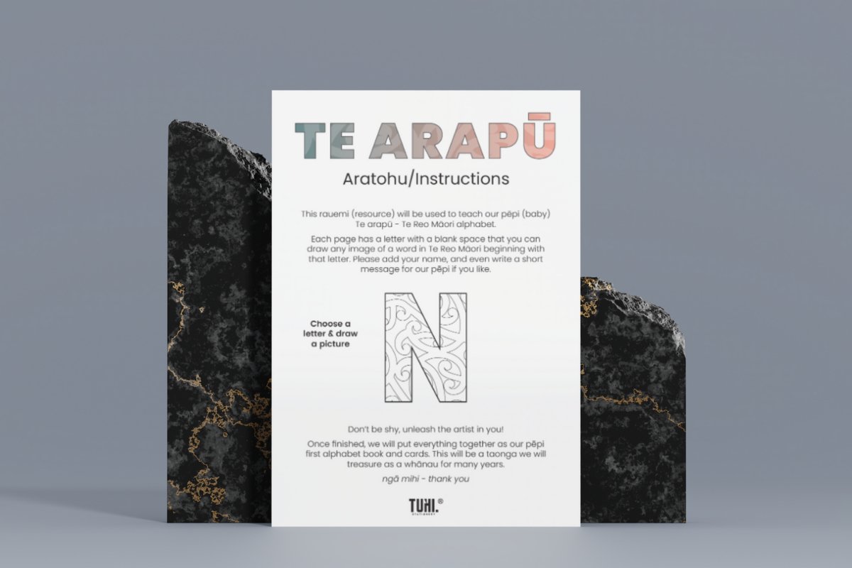 Baby's First Arapū Māori Book -Drawing Book