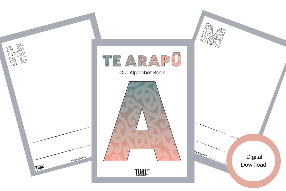 Baby's First Arapū Māori Book - Digital Activity Set (Animals Design) - Tuhi Stationery Ltd