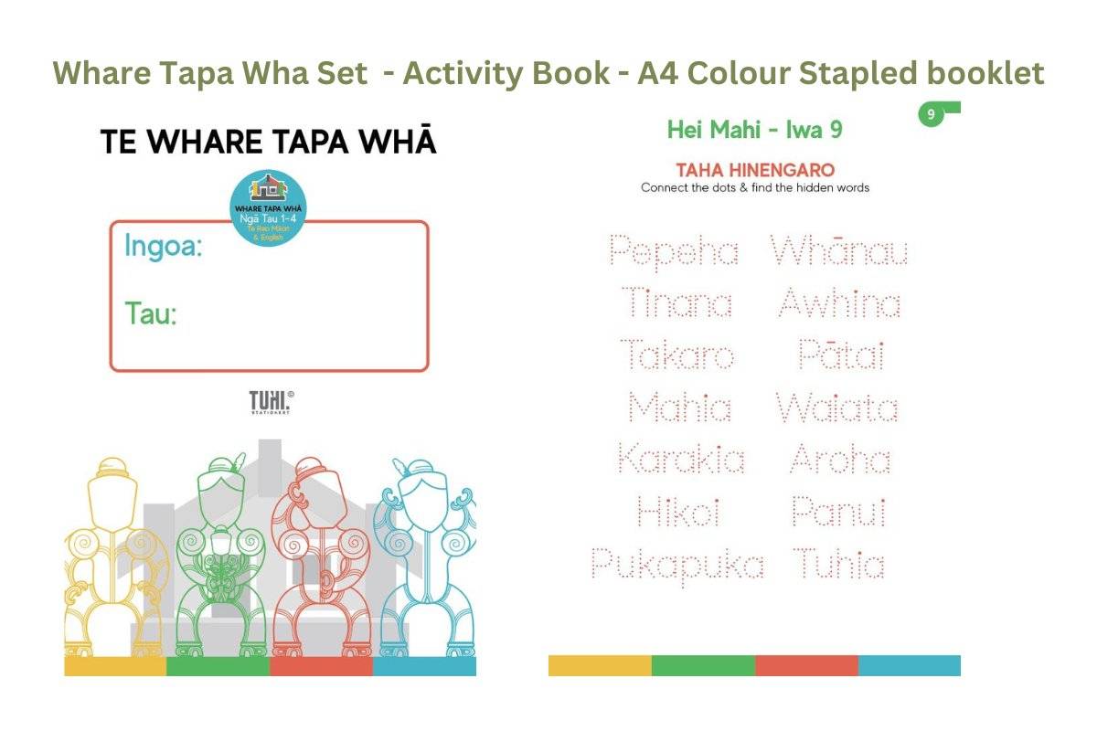 Children's Activity Set: Whare Tapa Whā Activity (Junior) - Tuhi Stationery Ltd