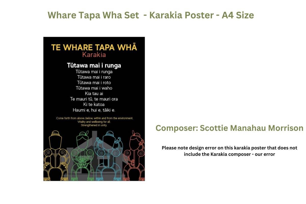 Children's Activity Set: Whare Tapa Whā Activity (Junior) - Tuhi Stationery Ltd