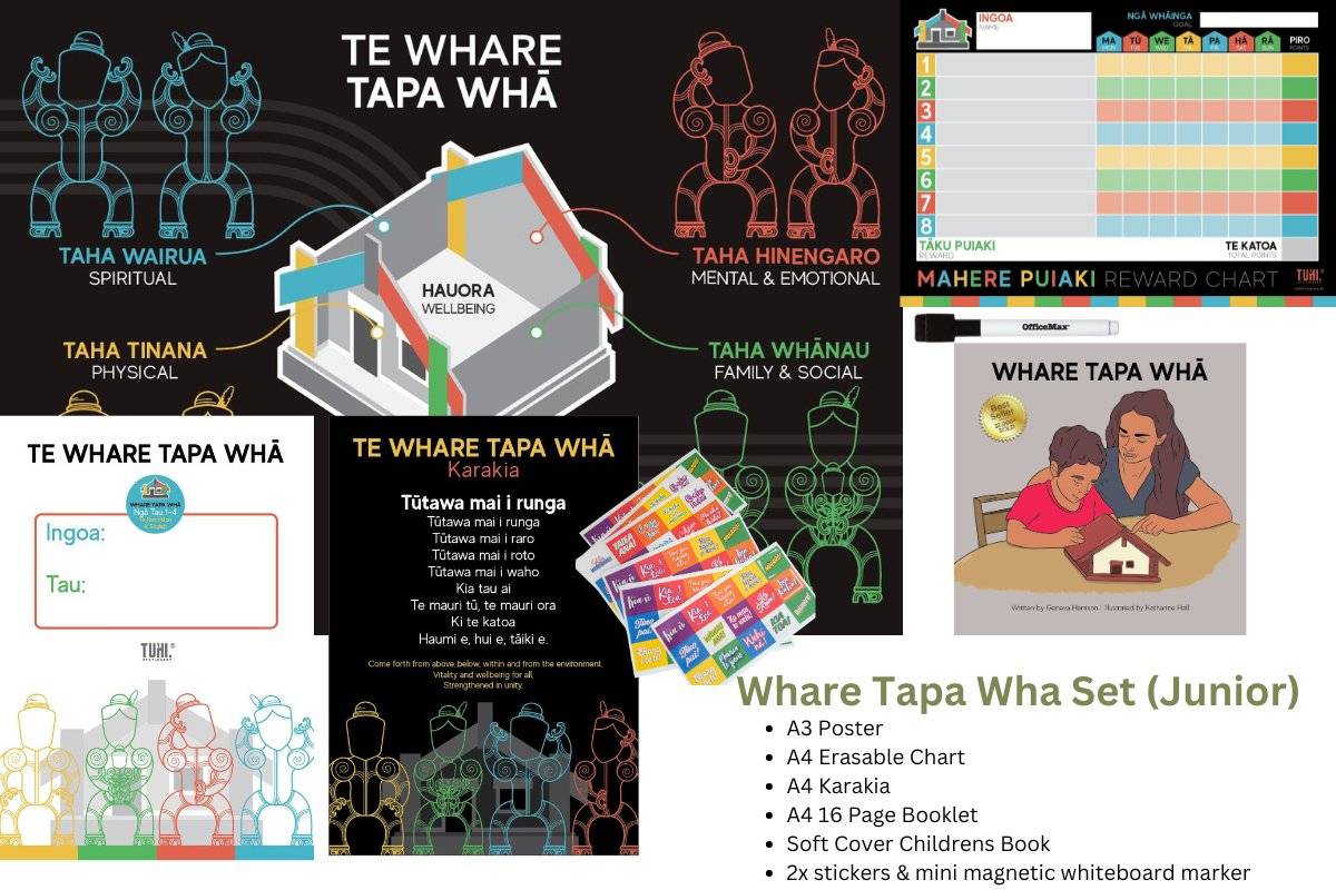 Children's Activity Set: Whare Tapa Whā Activity (Junior) - Tuhi Stationery Ltd