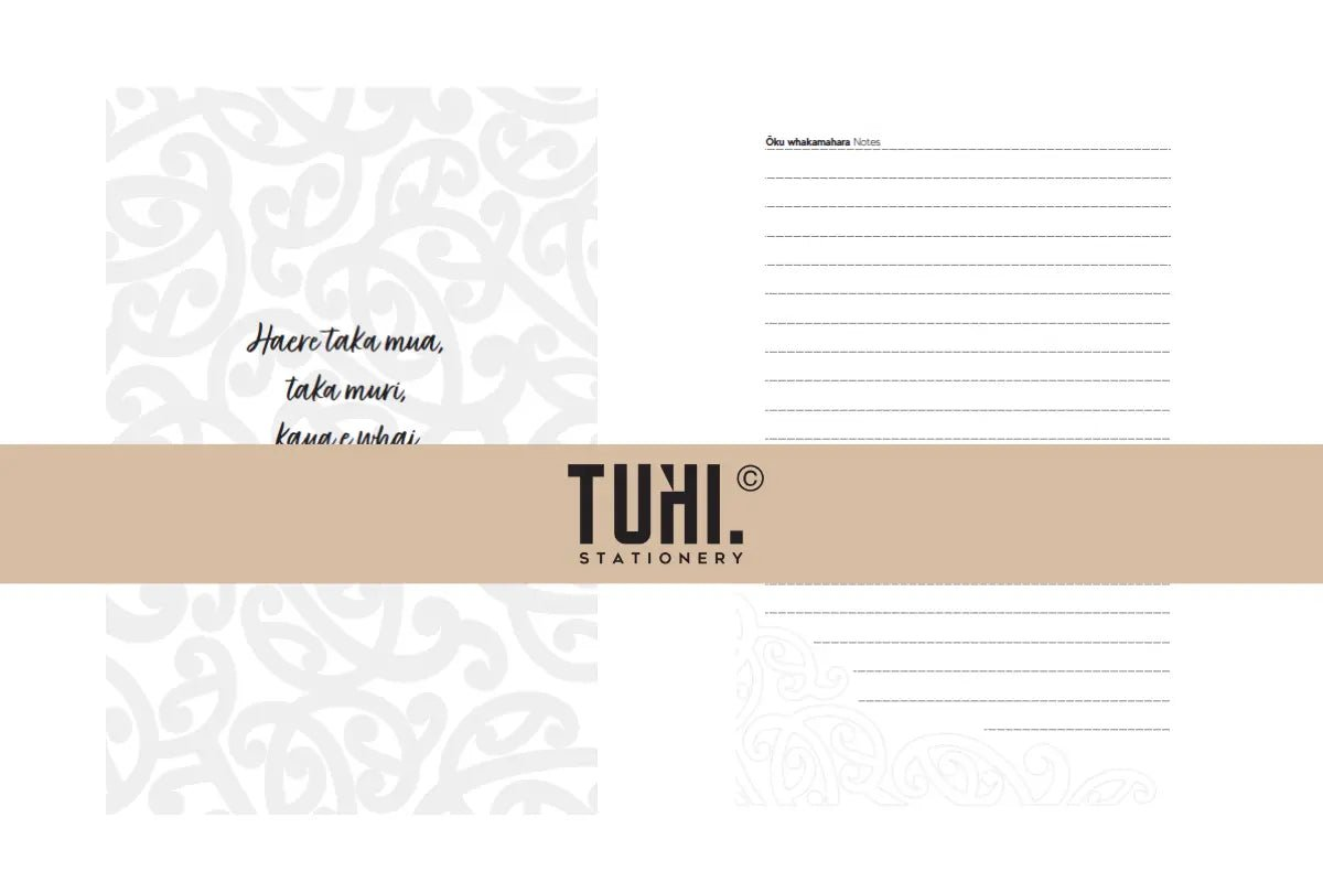 Māori Design Notebook – Small A6 Size - Tuhi Stationery Ltd