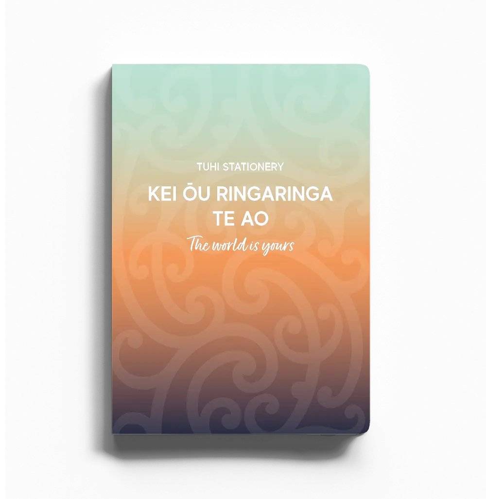 Māori Design Notebook – Small A6 Size - Tuhi Stationery Ltd