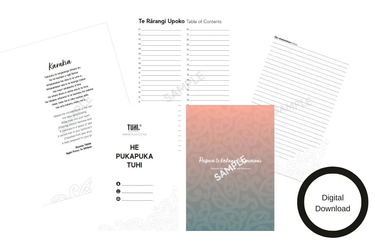 Māori Design Notebooks – Standard A5 Size - Tuhi Stationery Ltd