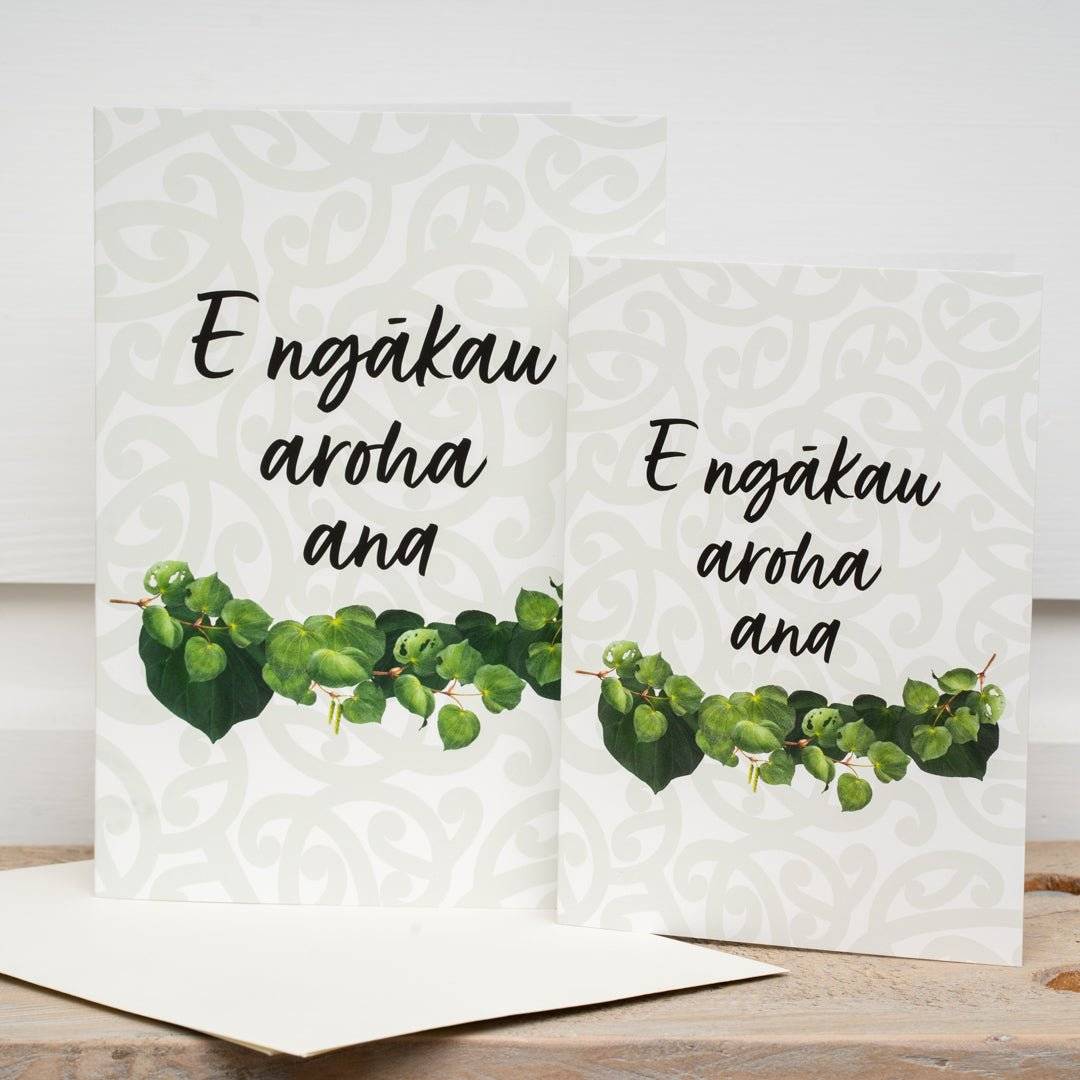 Māori Greeting Cards (5 Pack Large Size) - Tuhi Stationery Ltd