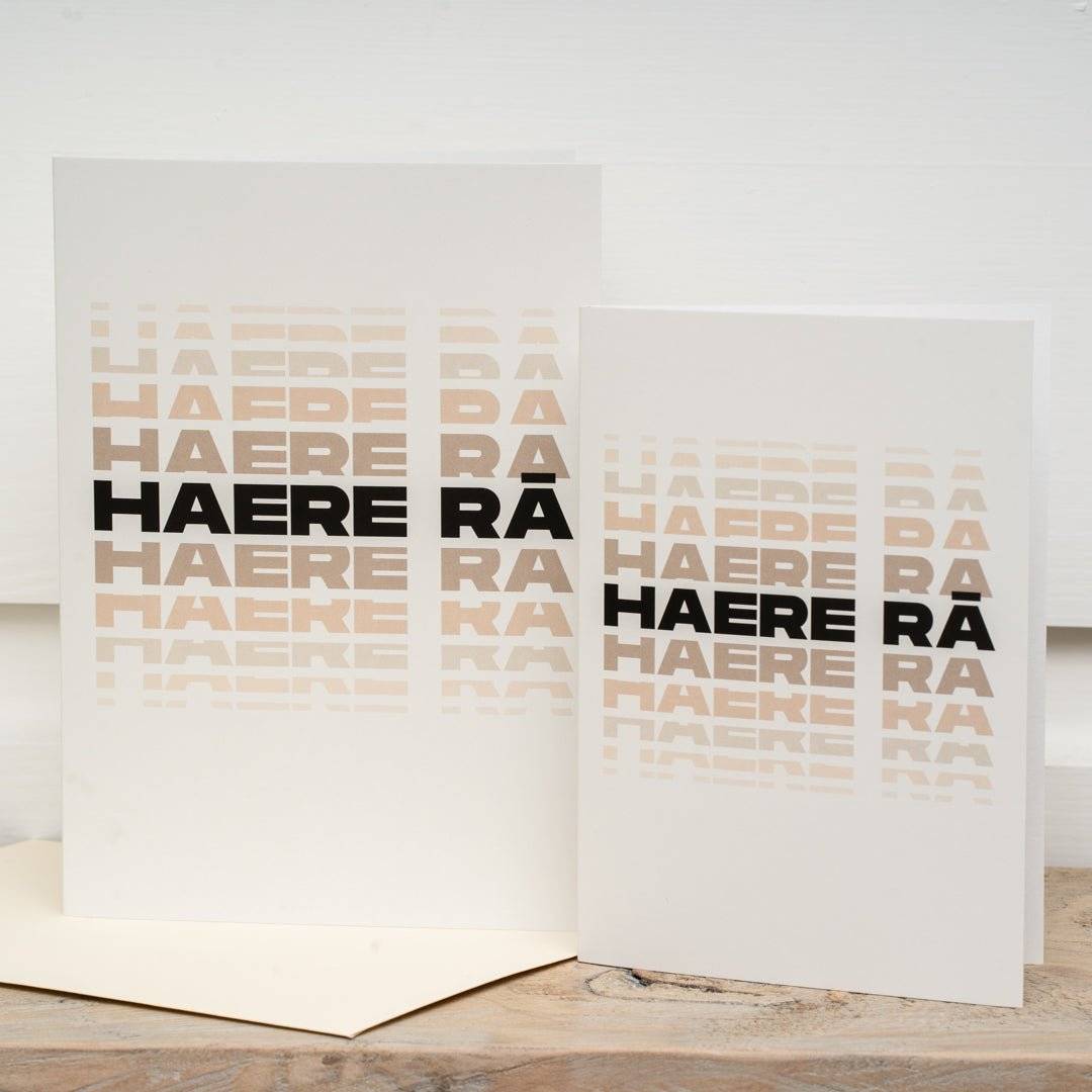 Māori Greeting Cards (5 Pack Large Size) - Tuhi Stationery Ltd