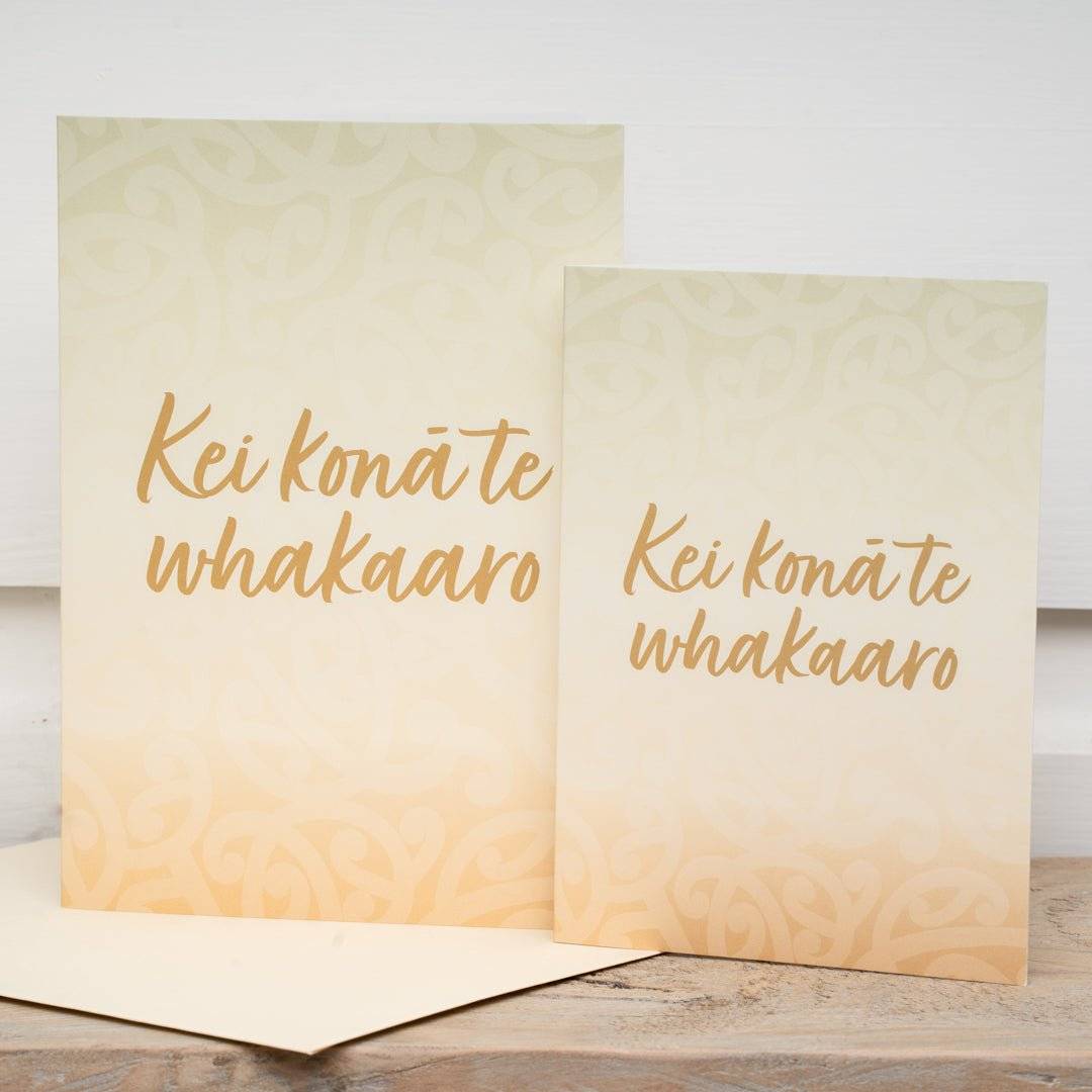 Māori Greeting Cards (5 Pack Large Size) - Tuhi Stationery Ltd