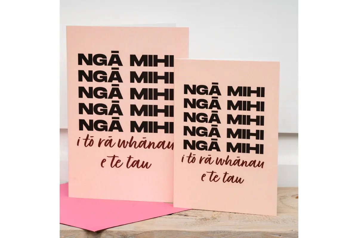 Māori Greeting Cards (8 Pack MIXED - Set 1) - Tuhi Stationery Ltd